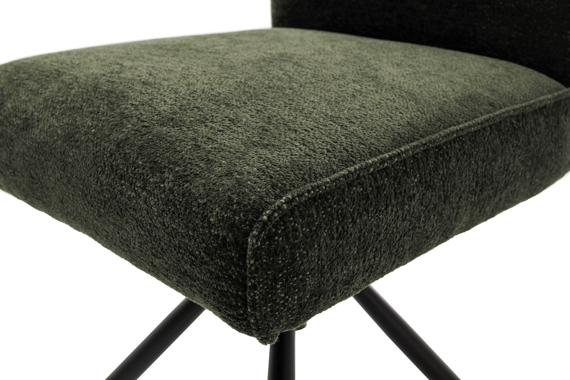 MCA furniture 4-Fußstuhl »DELANE Esszimmerstuhl (2er Set) - Stuhl« (Set) 2 Stk.Taschenfederkern, Lehnenkippfunktion, beweglicher Rücken, 360° drehbar