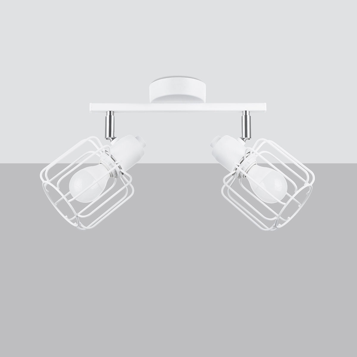 SOLLUX lighting Deckenleuchte »BELUCI«, 2 flammig, Leuchtmittel E14   ohne günstig online kaufen