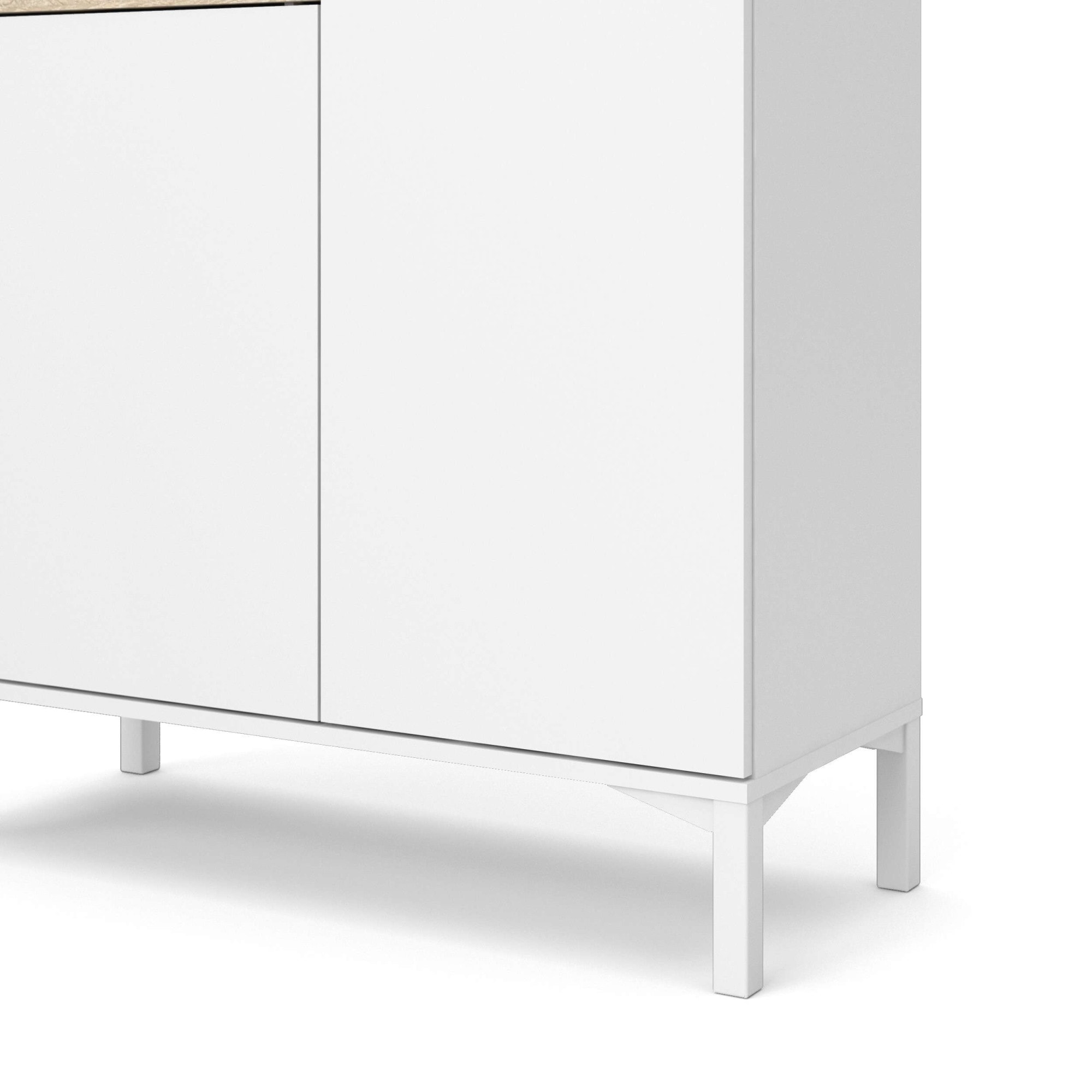 INOSIGN Highboard »Roommers, Anrichte, Stauraum, Sideboard«, Kommode, Höhe 118 cm, Breite 88,7 cm, 1 offenes Fach mit Rahmen-Optik