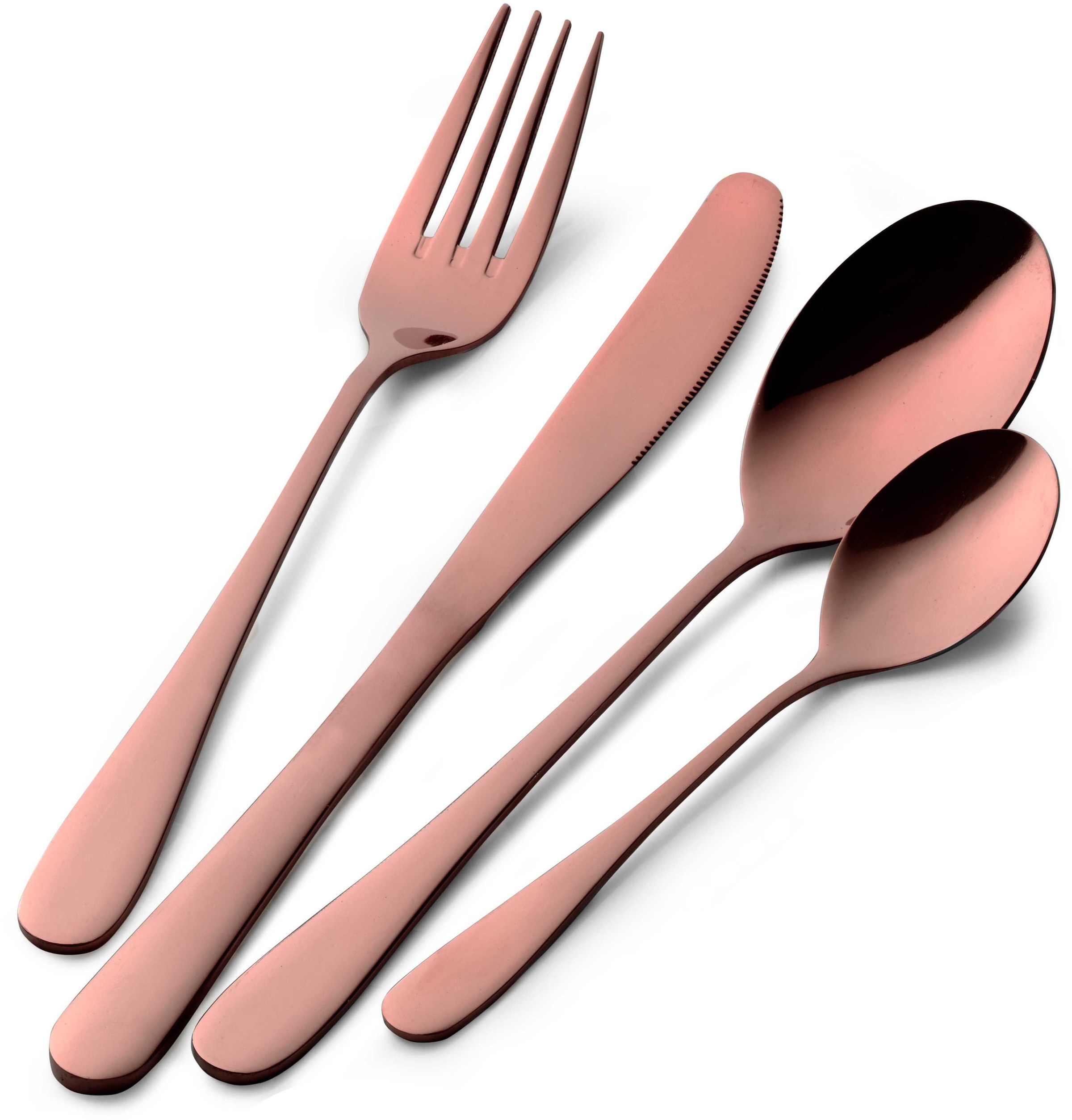 PINTINOX Besteck-Set »Princess«, (Set, 24 tlg.), PVD Beschichtung, spülmaschinengeeignet