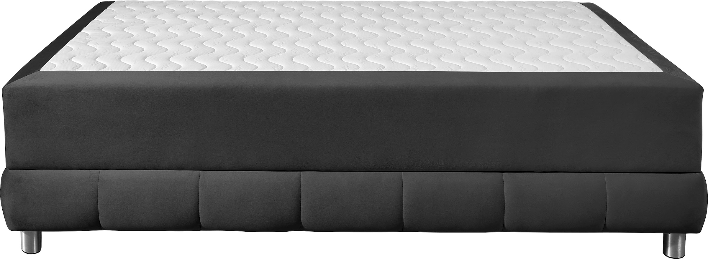 INOSIGN Boxspringbett »Vaasa«, für Dachschrägen geeignet, inkl. Bettkasten und Topper