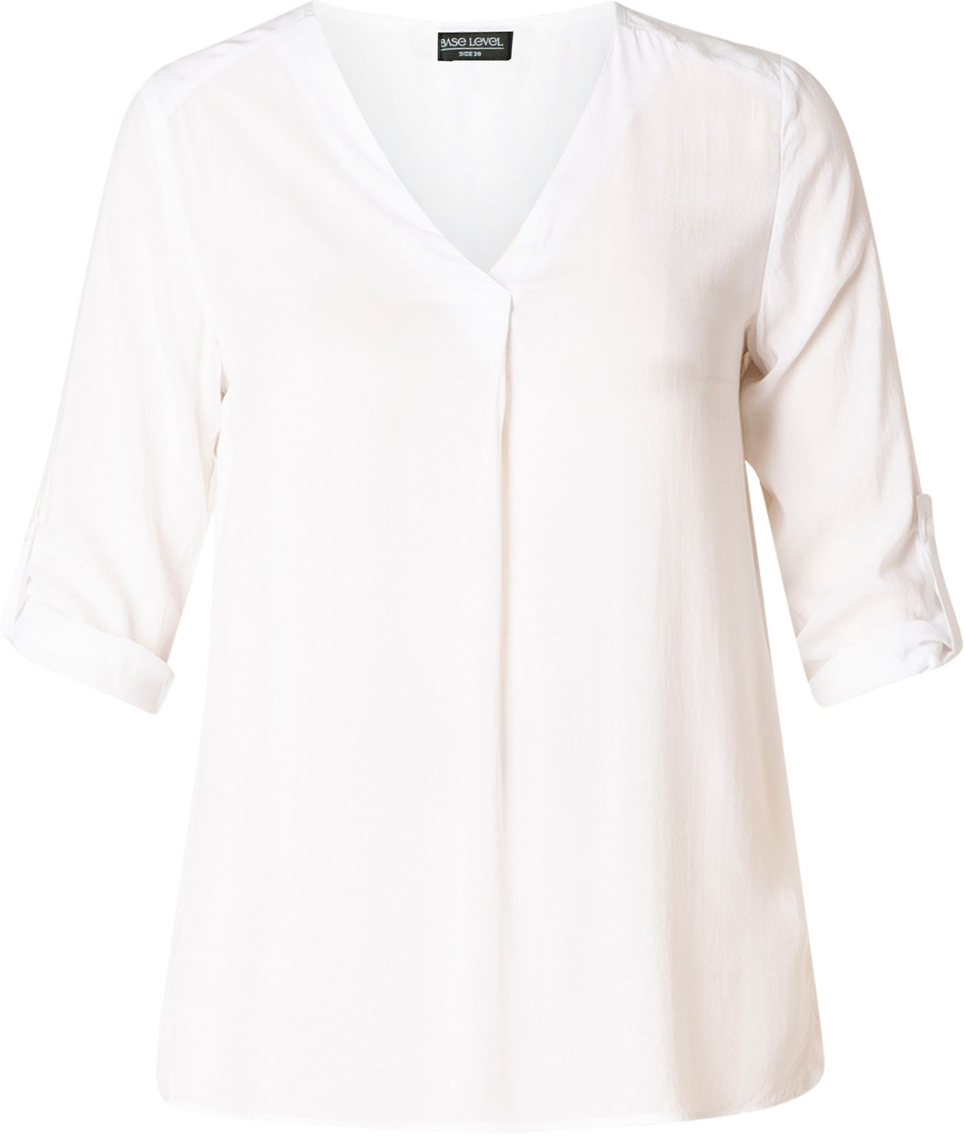 Base Level Shirtbluse, mit V-Ausschnitt
