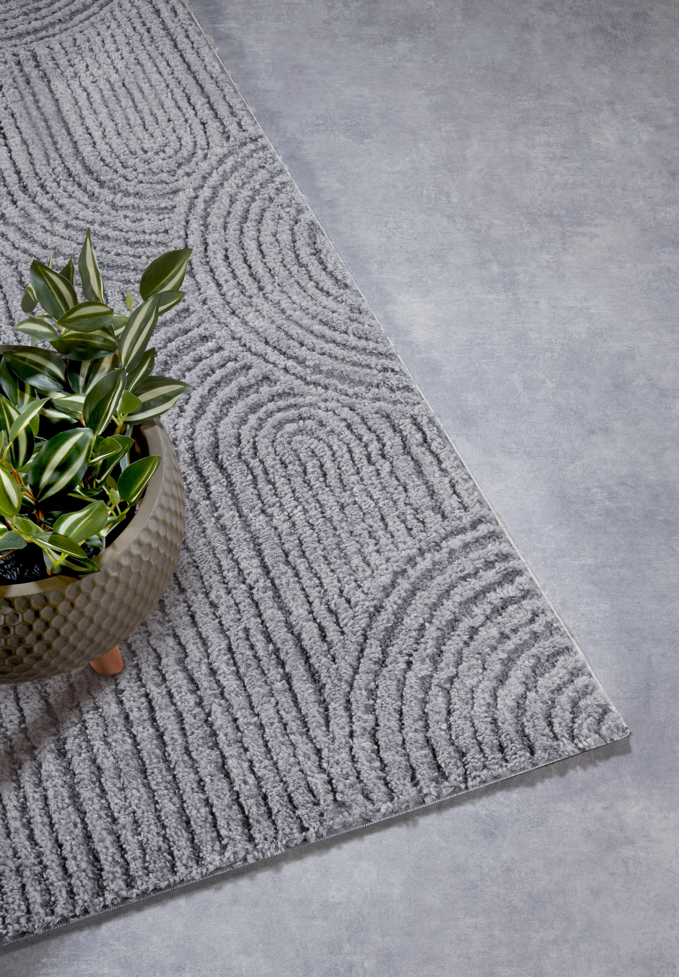 ELLE DECORATION Designteppich »Chappe«, rechteckig, 18 mm Höhe, Shaggy, Läufer, flauschig, weich, Langflor, modern, Hoch Tief Effekt