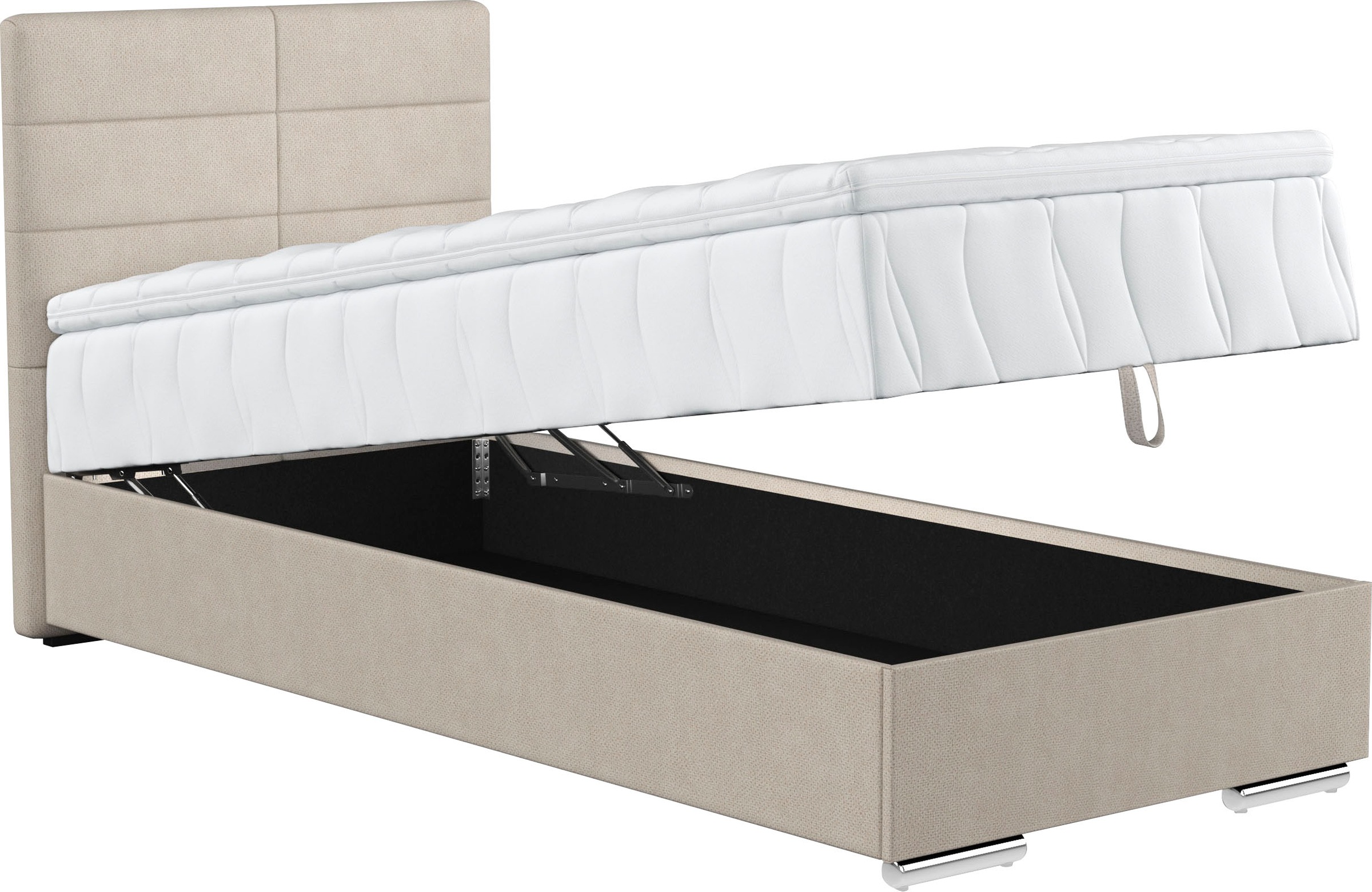 COTTA Boxbett »Tom«, mit Bettkasten, Topper und Zierkissen