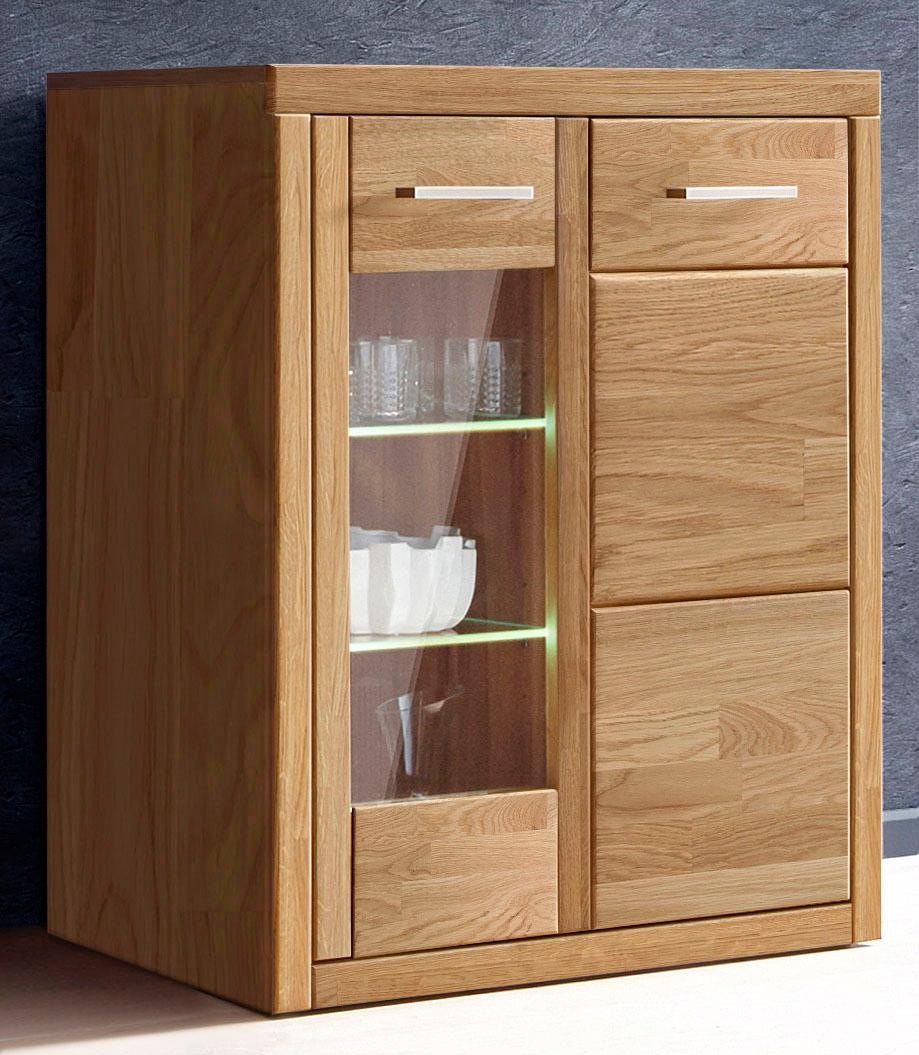 Home affaire Vitrine »LOGO68, Einlegeboden verstellbar,1Glastür, Wohnzimmer günstig online kaufen