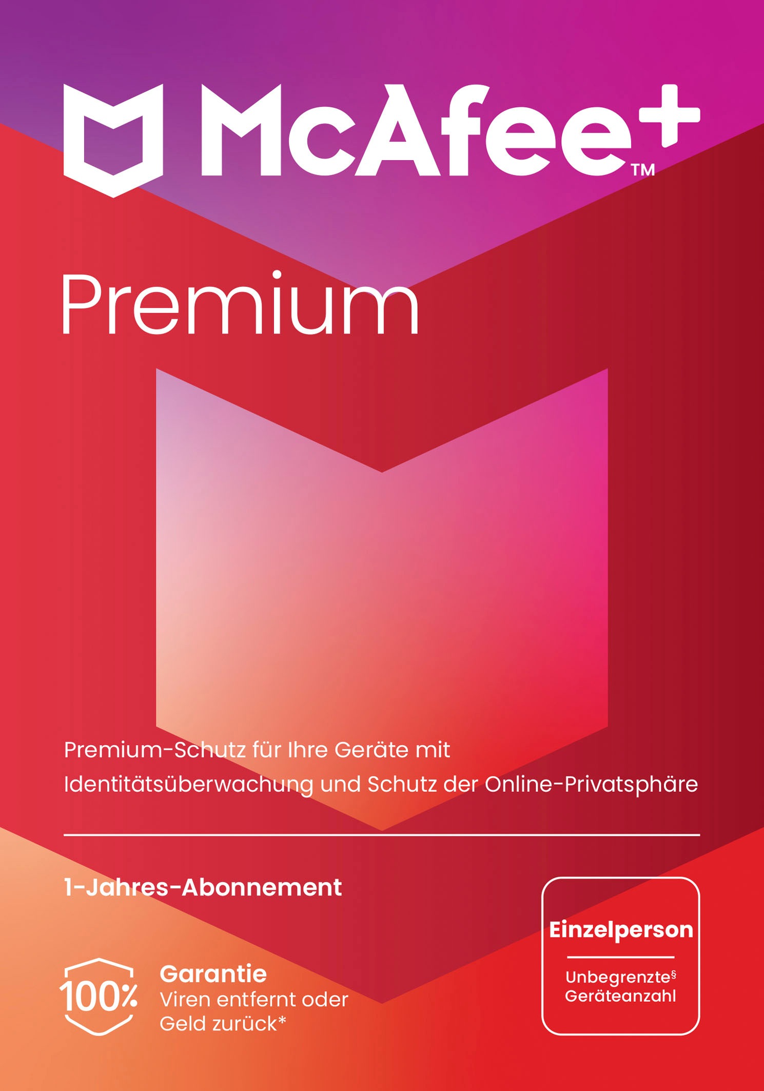 McAfee Virensoftware »McAfee+ Premium - Individual (Code in a Box)«