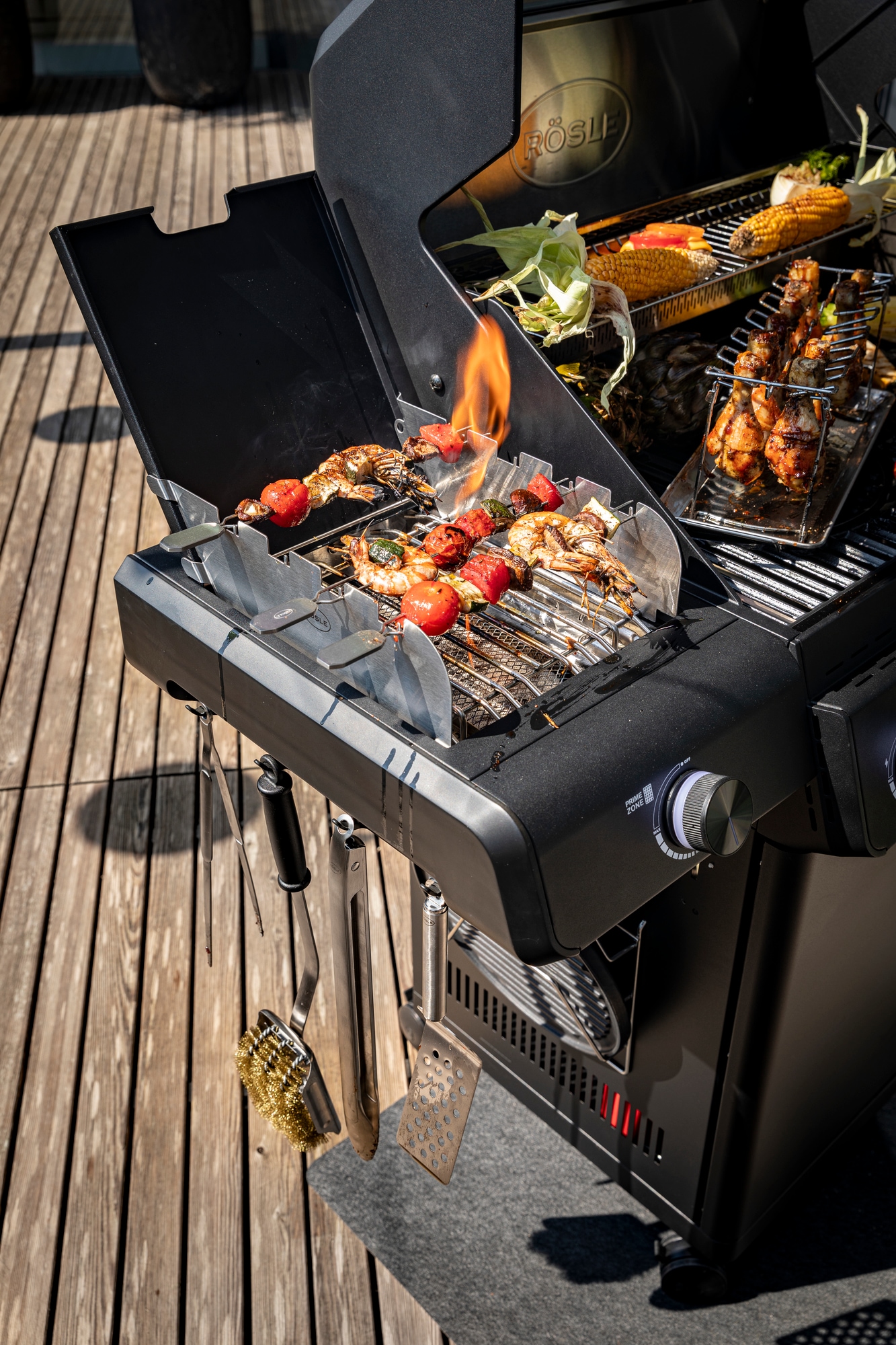 RÖSLE Gasgrill »ALLFLAME Hero 4«, 50 mbar