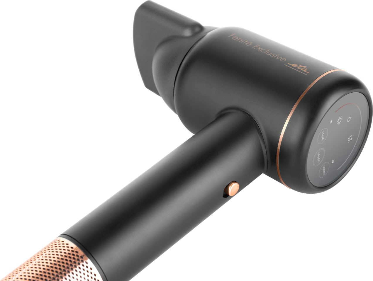 eta Ionic-Haartrockner »Fenite Black Edition ETA932090010«, 1600 W, 2 Aufsätze, Verfügt über ein magnetisches Befestigungssystem