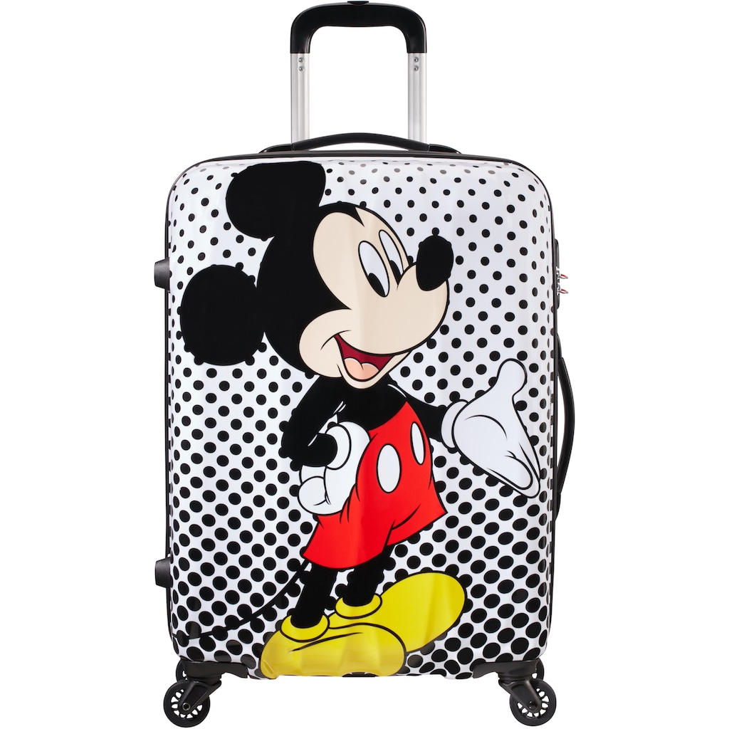 American Tourister® Hartschalen-Trolley »Disney Legends, Mickey Mouse Polka Dot, 65 cm«, 4 Rollen