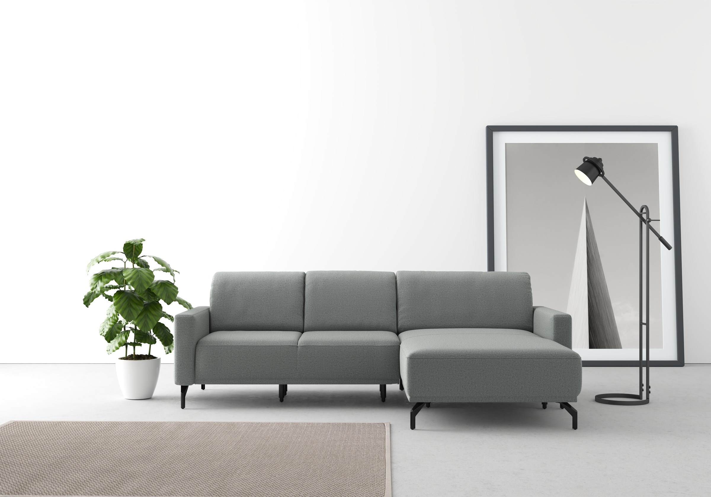 sit&more Ecksofa »Bailando L-Form«, wahlweise mit Kopfteilverstellung und V günstig online kaufen