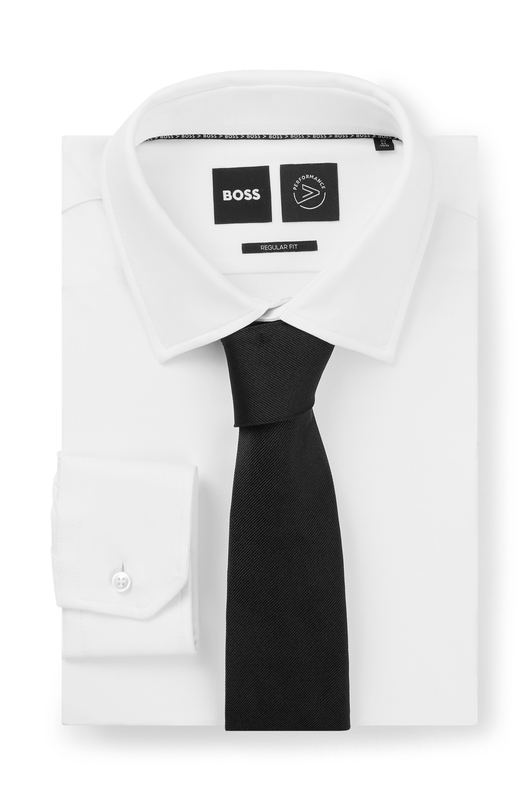 BOSS Krawatte »H-TIE 7,5 CM«, in Satin-Optik