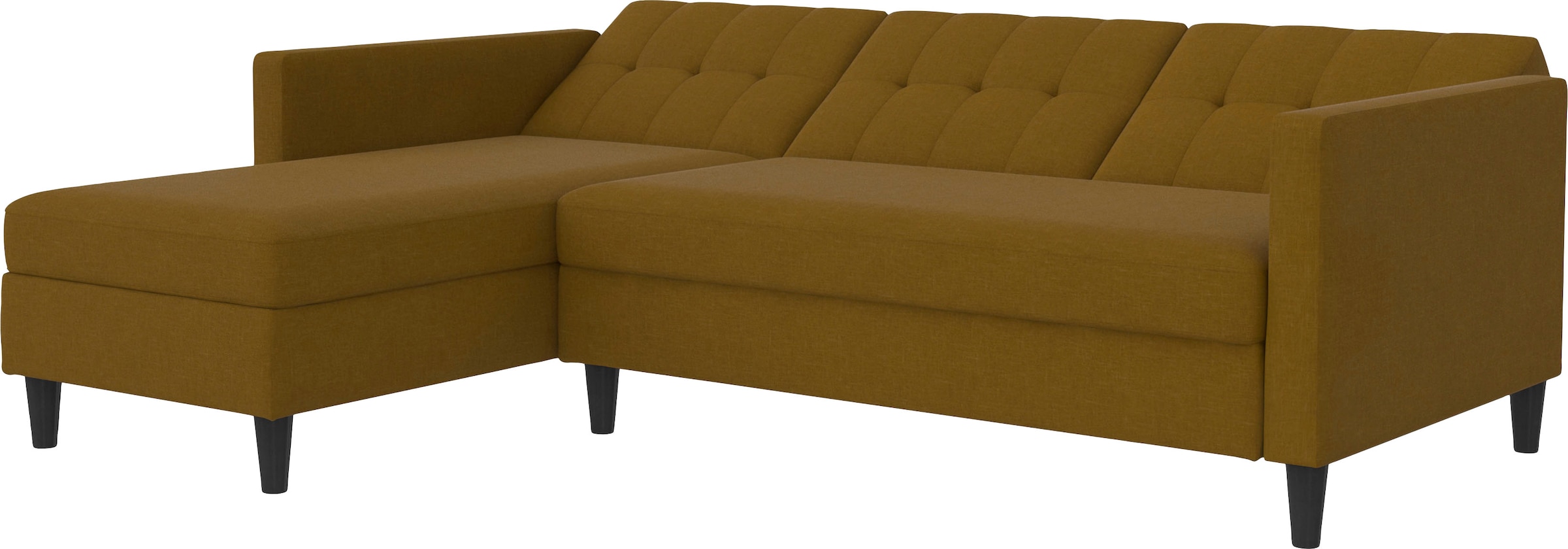 Dorel Home Ecksofa »Hartford II«, mit Bettfunktion und Stauraum, Recamiere beidseitig montierbar