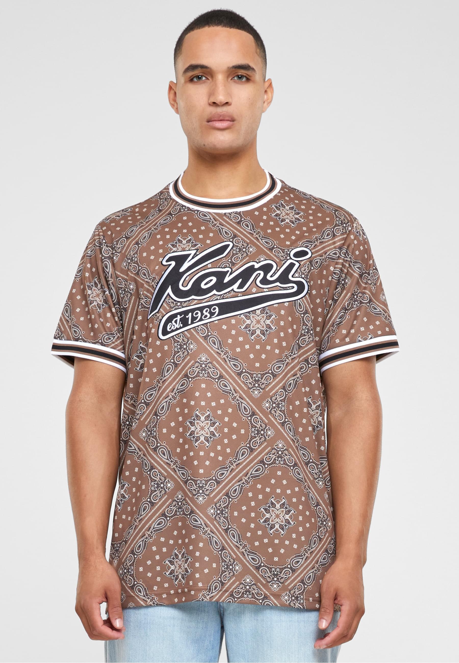 Karl Kani T-Shirt »Karl Kani Herren KM232-008-3 Unisex KK Varsity Paisley Mesh Tee« 1 Stk.