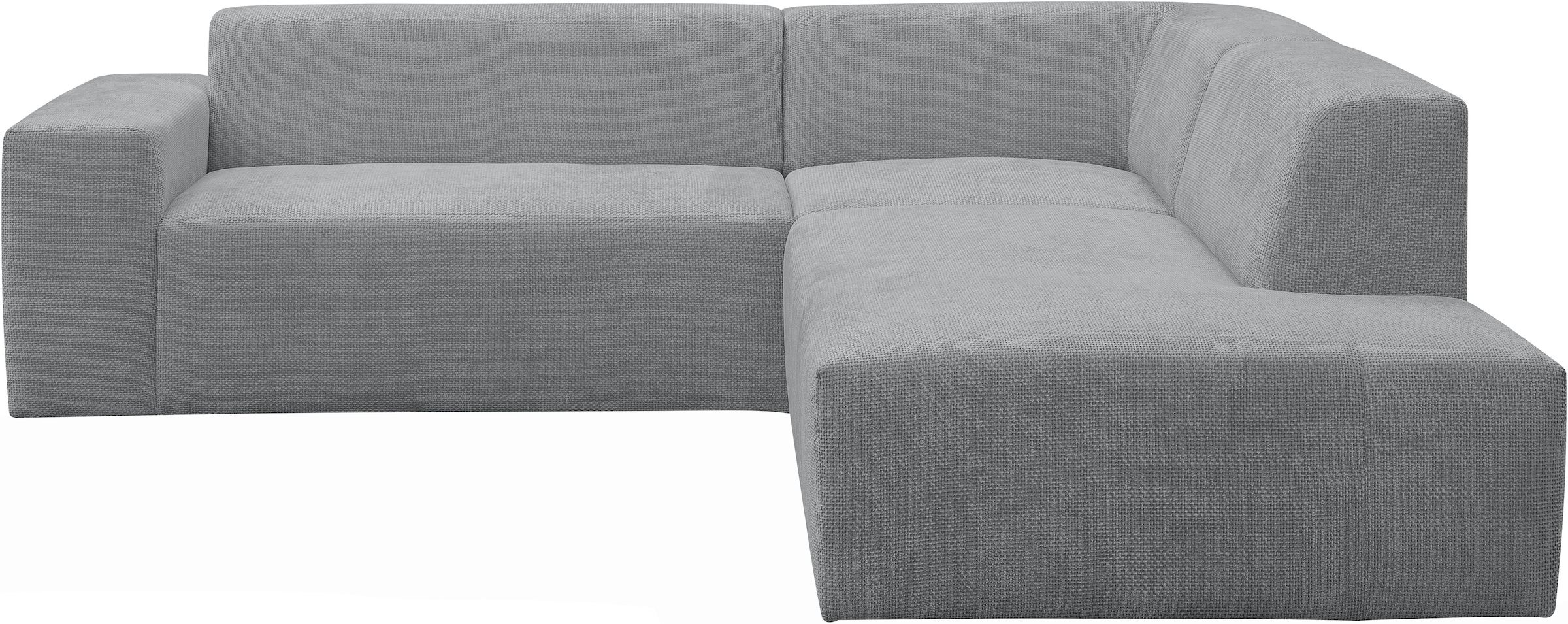 WERK2 Ecksofa »Zeus-M, tolles Sofa mit schönen Details, L-Form« Curvy Trend günstig online kaufen