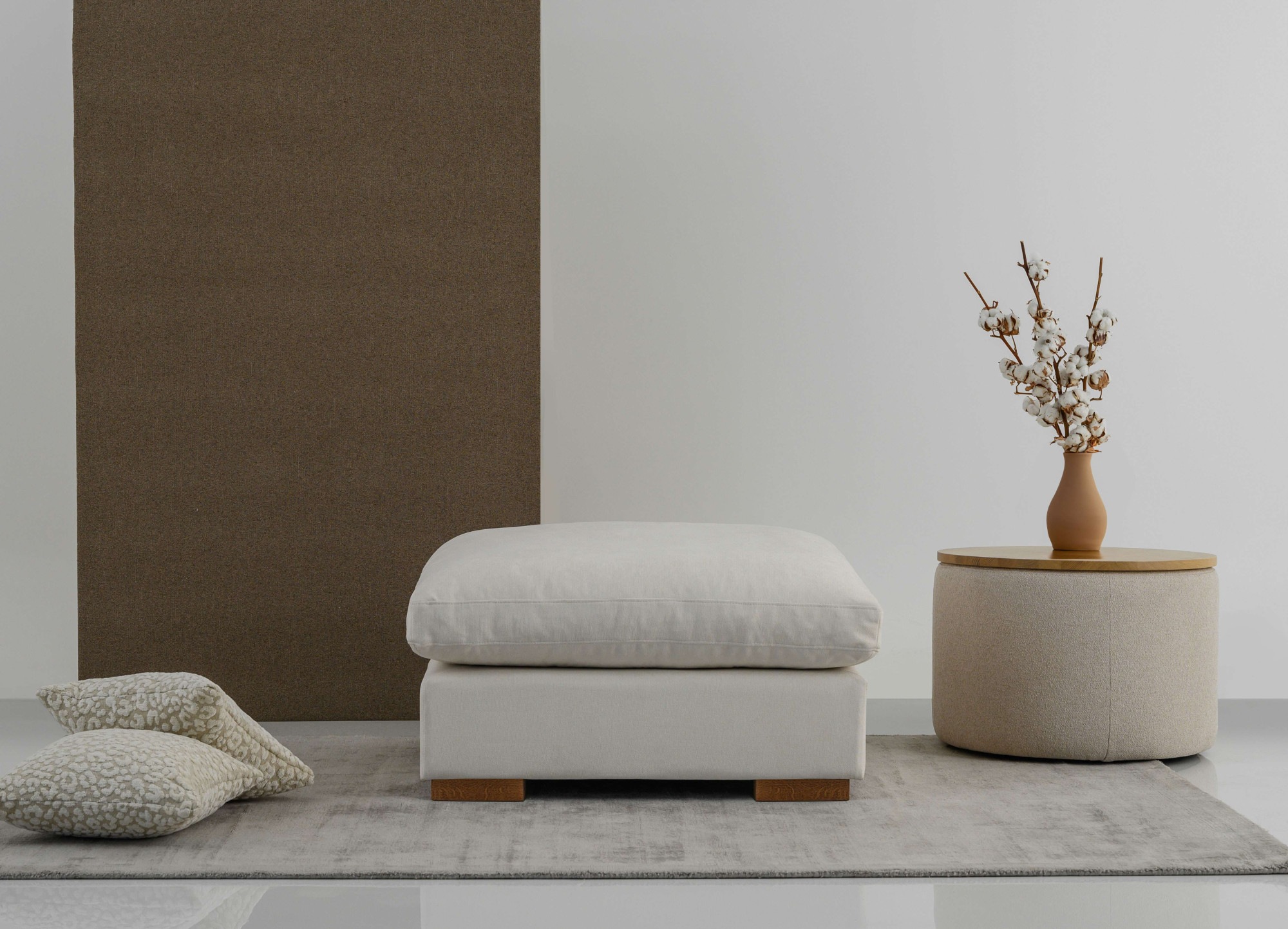 Guido Maria Kretschmer Home&Living Hocker »Pantin«, mit Federn und Daunen