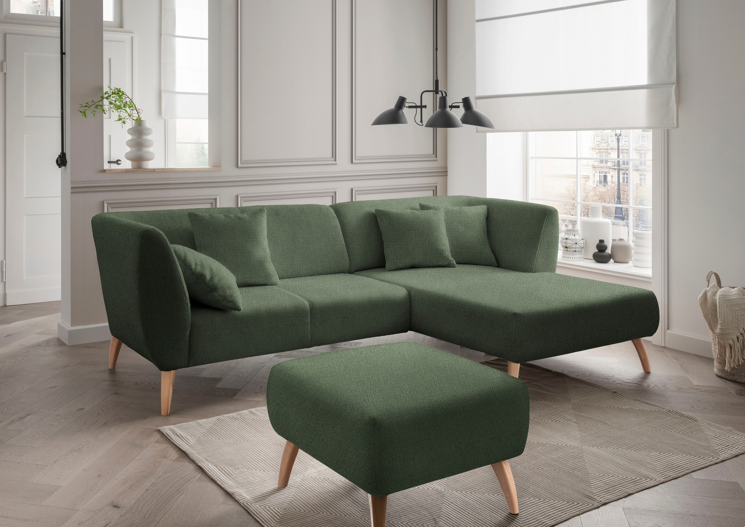 INOSIGN Ecksofa »Colori Polstermöbel mit zeitlos eleganter Rückenführung. L günstig online kaufen