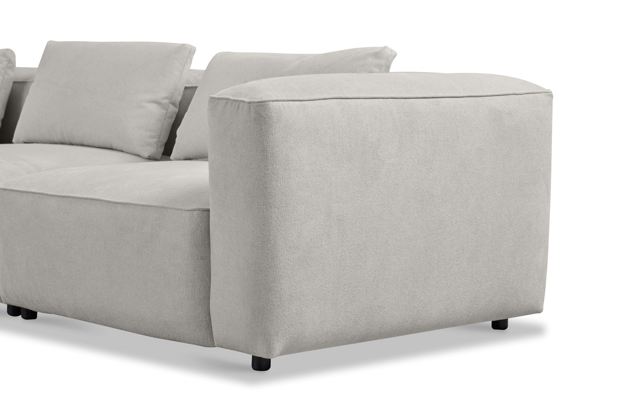 andas Ecksofa »Tvinnet«, Breite 317 cm, extra tiefe Sitzfläche, kubisches Sitzvergnügen
