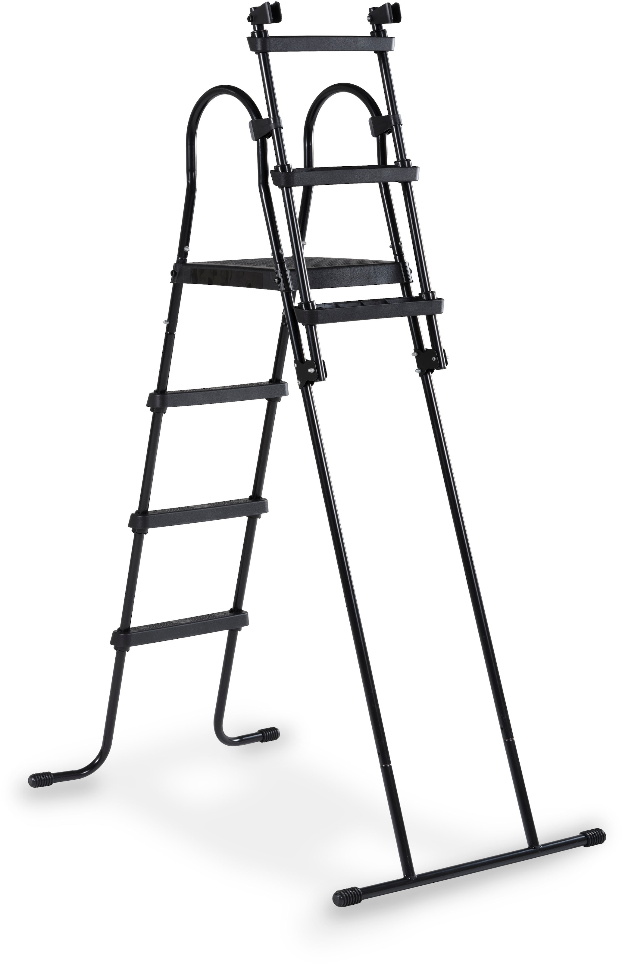 EXIT Poolleiter »für Rahmenhöhen 108-122 cm, schwarz«, mit Anti-Rutsch-Sprossen