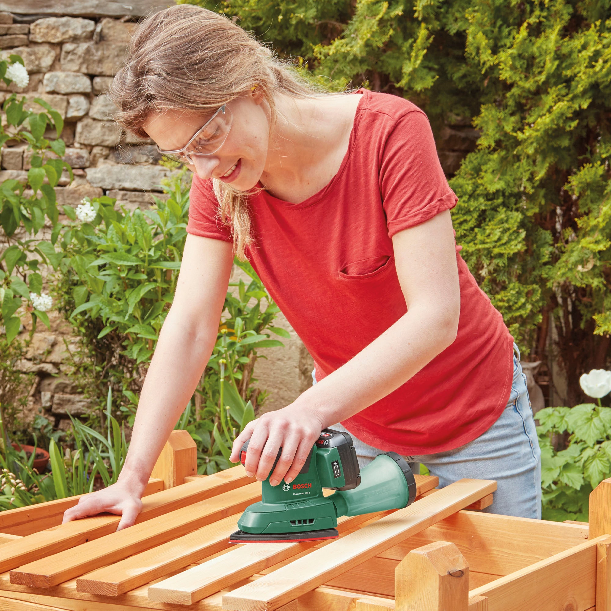 Bosch Home & Garden Akku-Multischleifer »EasySander 18V-8 - solo« ohne Akku und Ladegerät