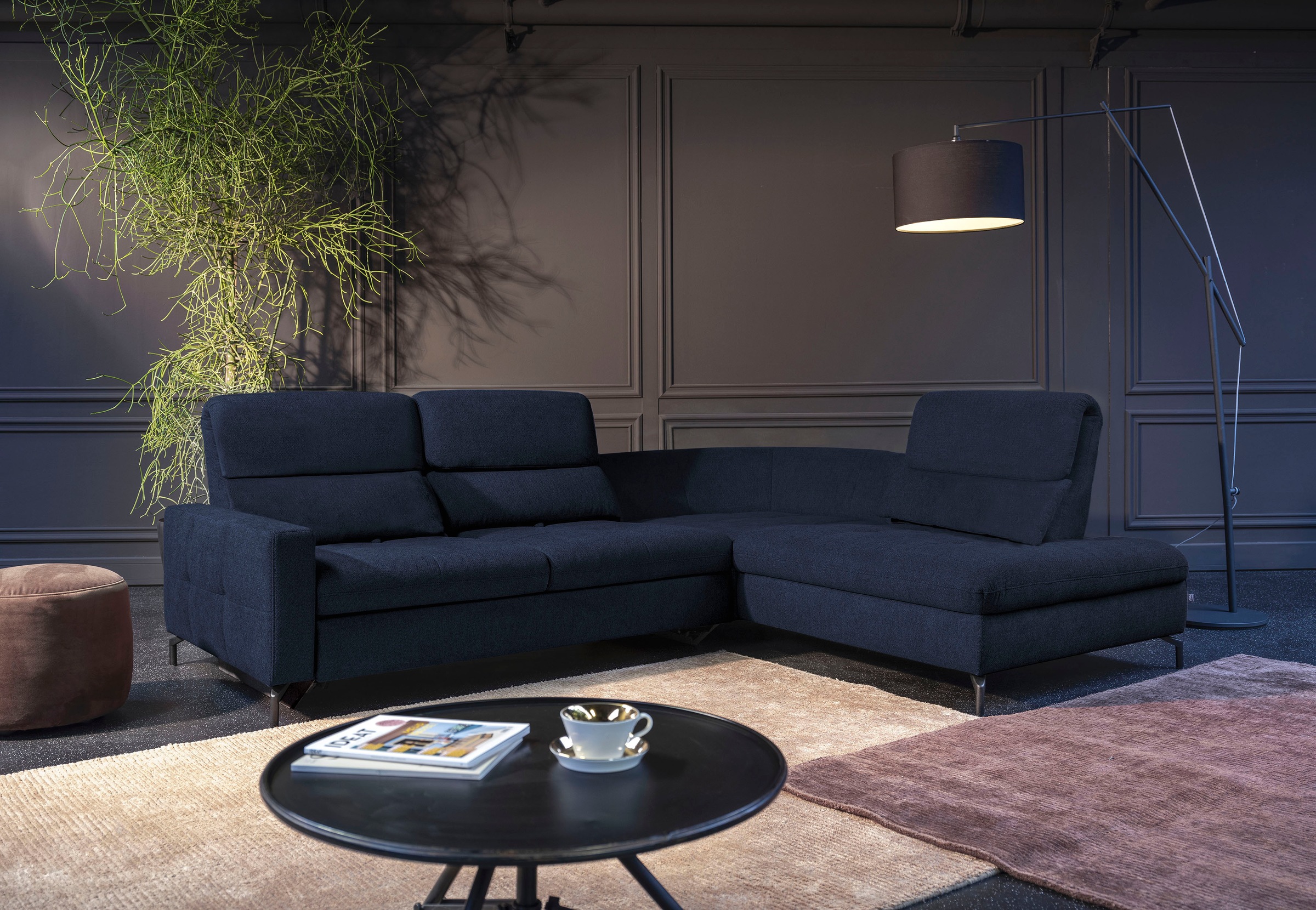 alina Ecksofa »Louis« Breite 286 cm, Rückenlehnenverstellung, wahlweise mit günstig online kaufen