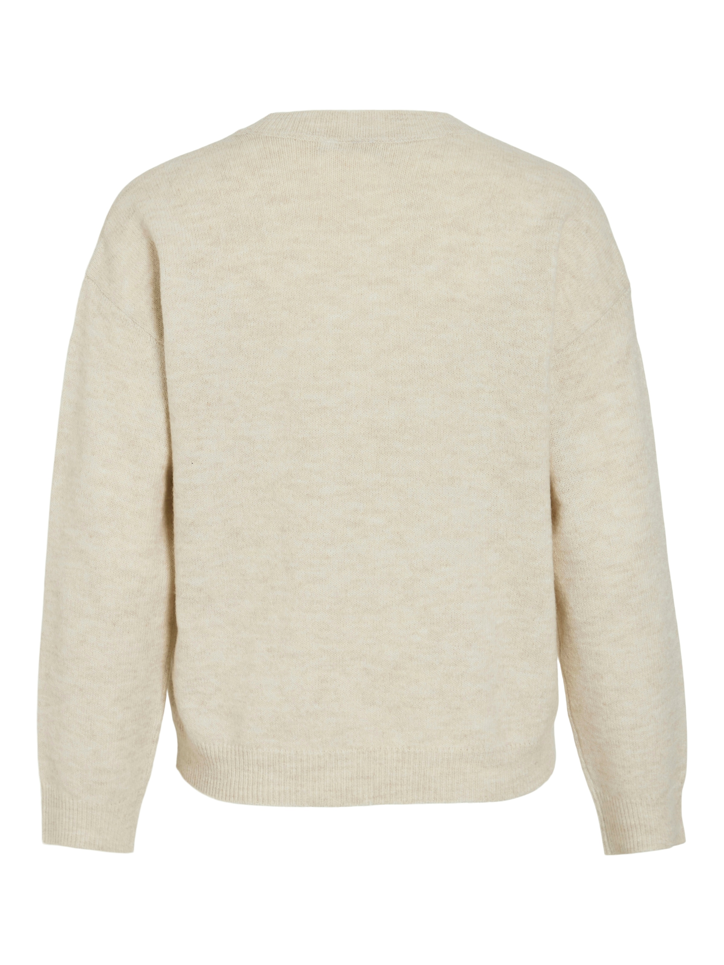 Vila Strickpullover »VILIGA L/S O-NECK KNIT TOP - NOOS«