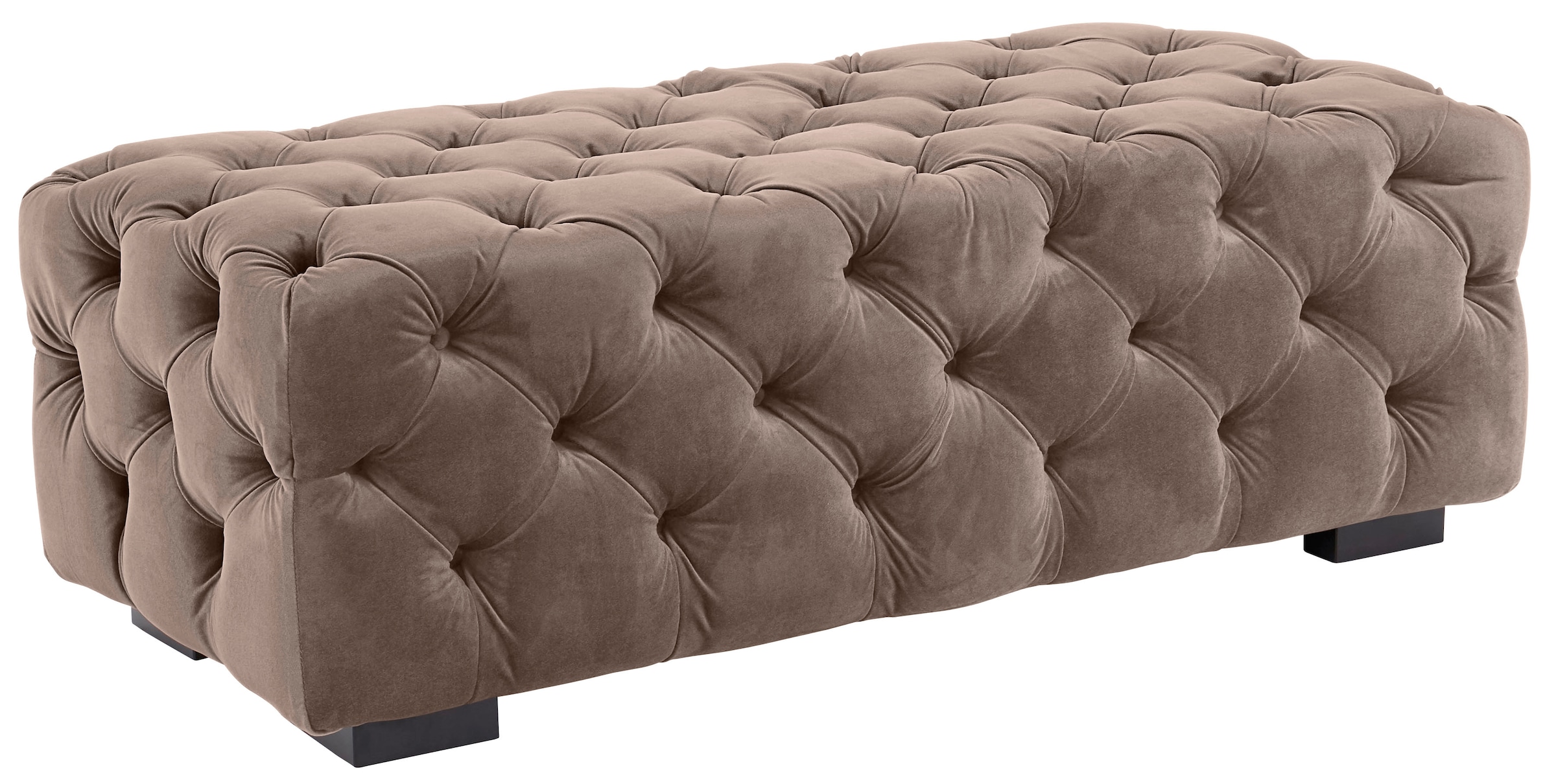 Guido Maria Kretschmer Home&Living Polsterhocker »Kalina«, mit klassischer Chesterfield-Knopfheftung