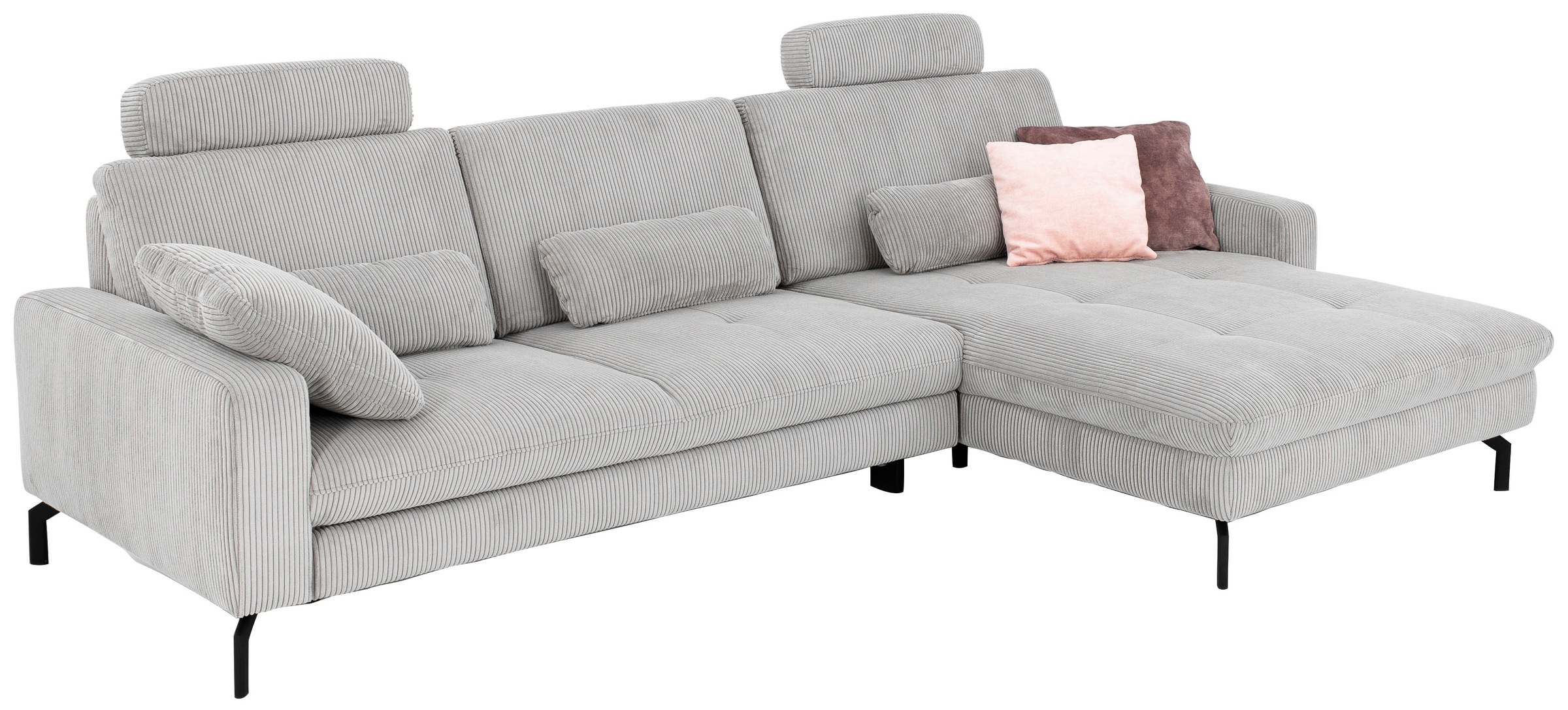 Die PlanBar Ecksofa "MP-IN20110 L-Form mit Federkern-Polsterung" optional m günstig online kaufen