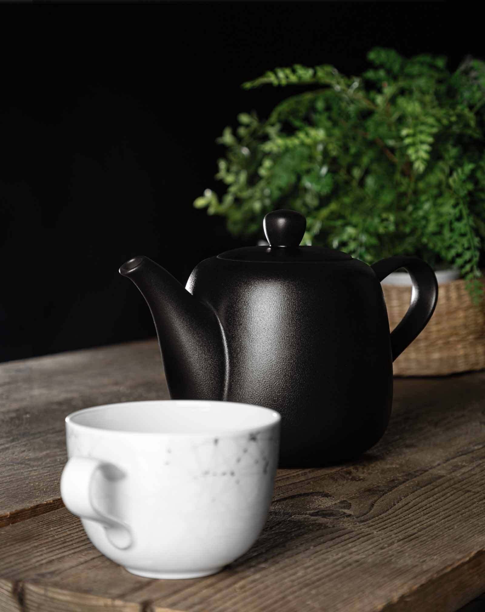Seltmann Weiden Teekanne »Kanne Liberty Velvet Black 1,6 l schwarz« günstig online kaufen