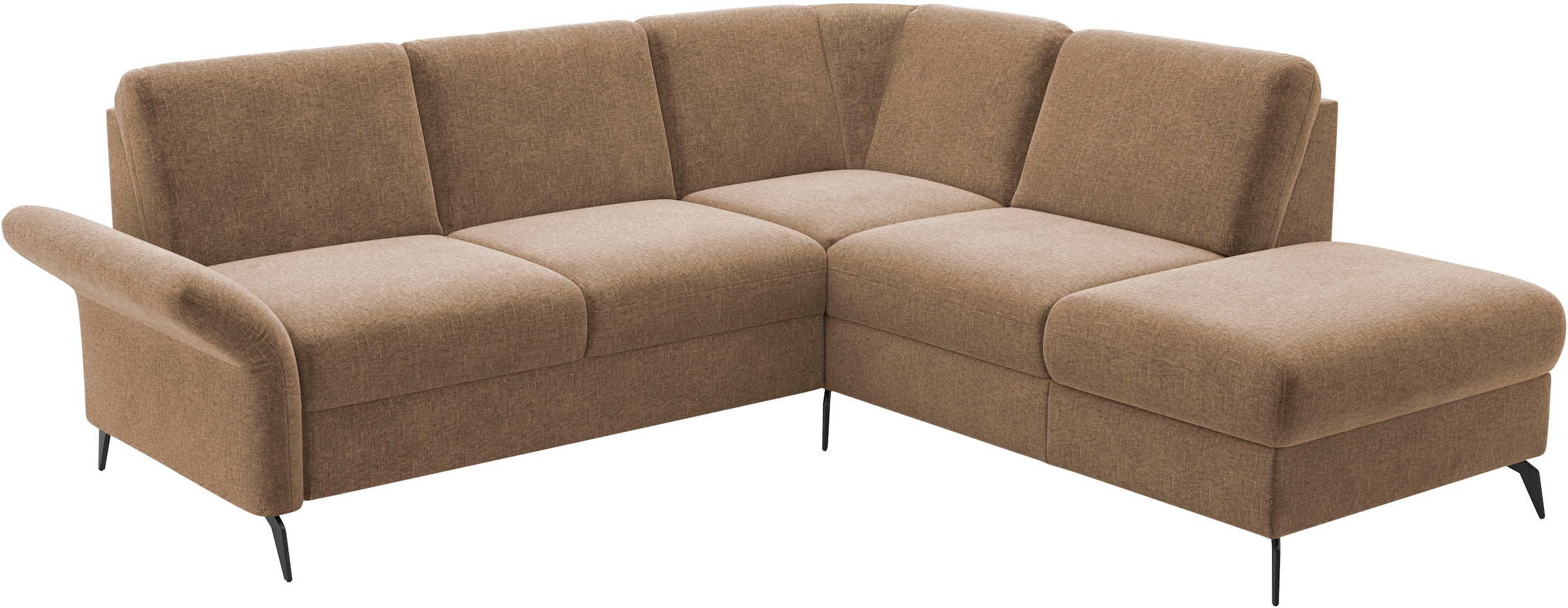 Home affaire Ecksofa »Rochelle«, optional: Armteilverstellung, klappbar, Bettkasen