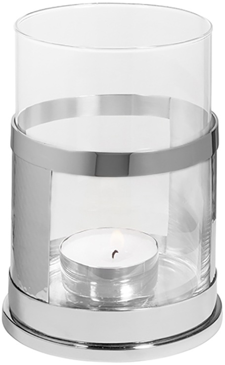 Fink Windlicht »DOMO« aus Edelstahl und Glas, Höhe ca. 19 cm günstig online kaufen