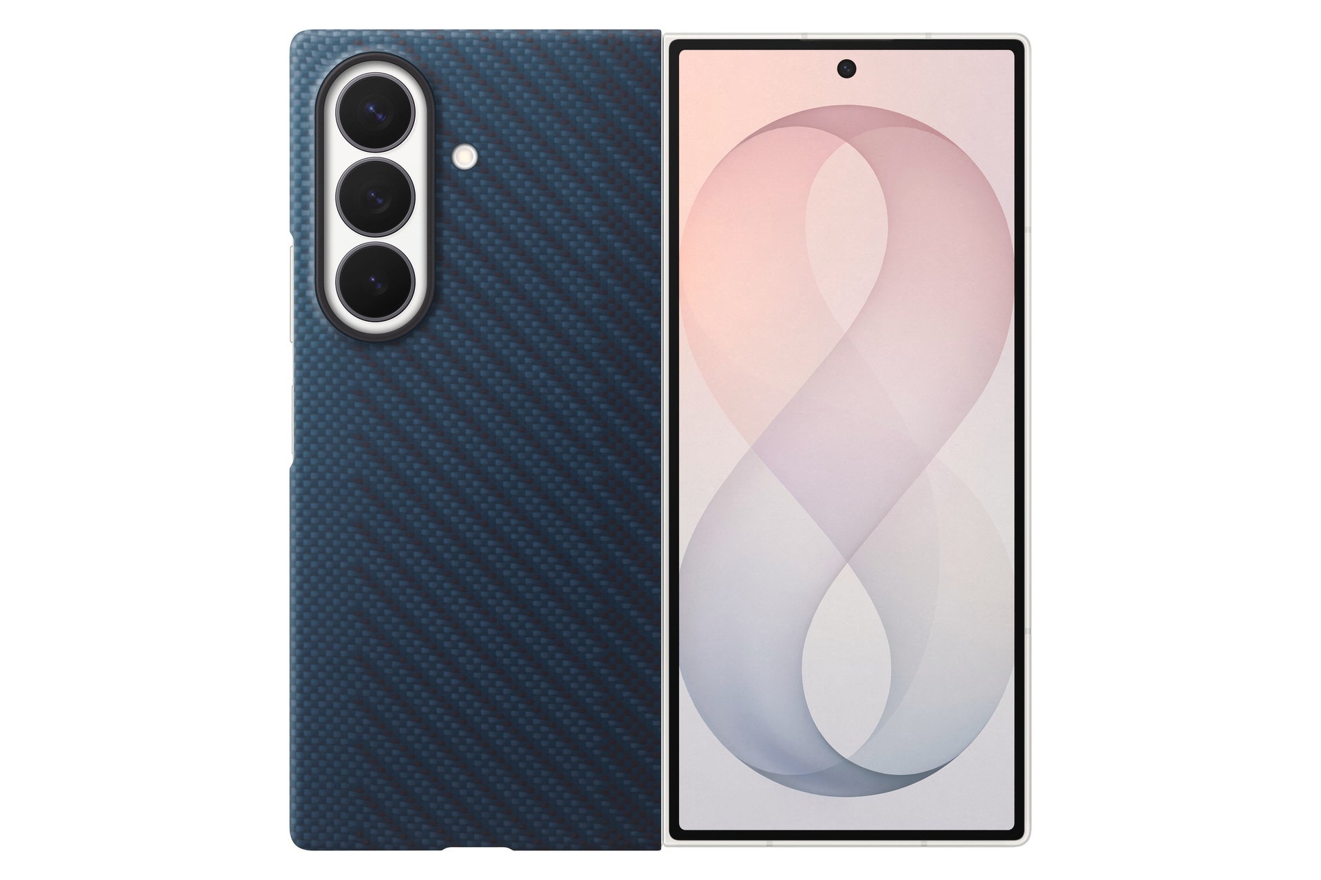 Samsung Smartphone-Hülle »Carbon Magnet Case für Galaxy Fold8 Ultra« Smartphones Backcover, Schutzhülle, Handyschutzhülle, Case, Schutzcase, stoßfest