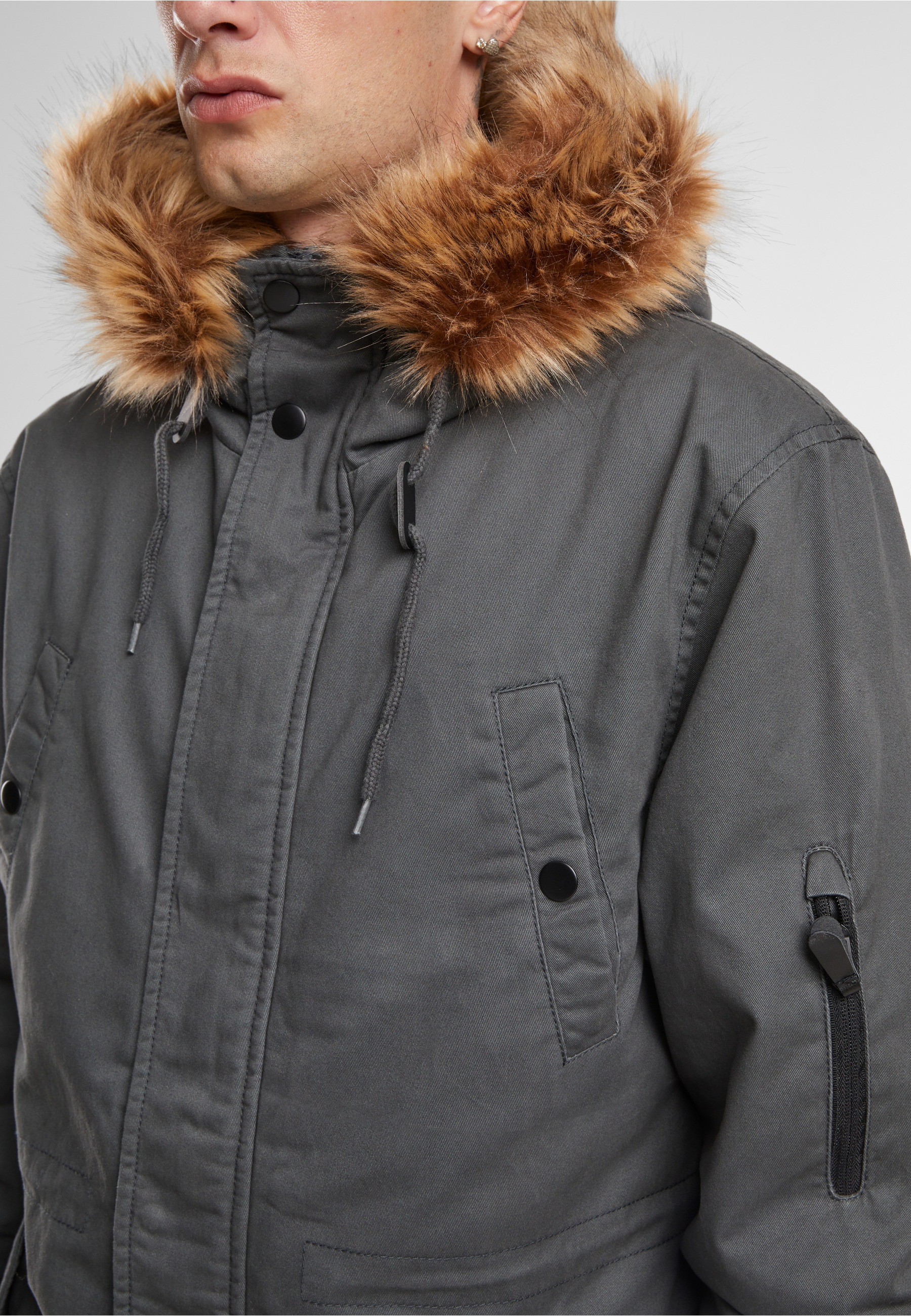 Brandit Parka »Brandit Brandit Men Fish Tail Parka« 1 Stk. tlg. mit Kapuze