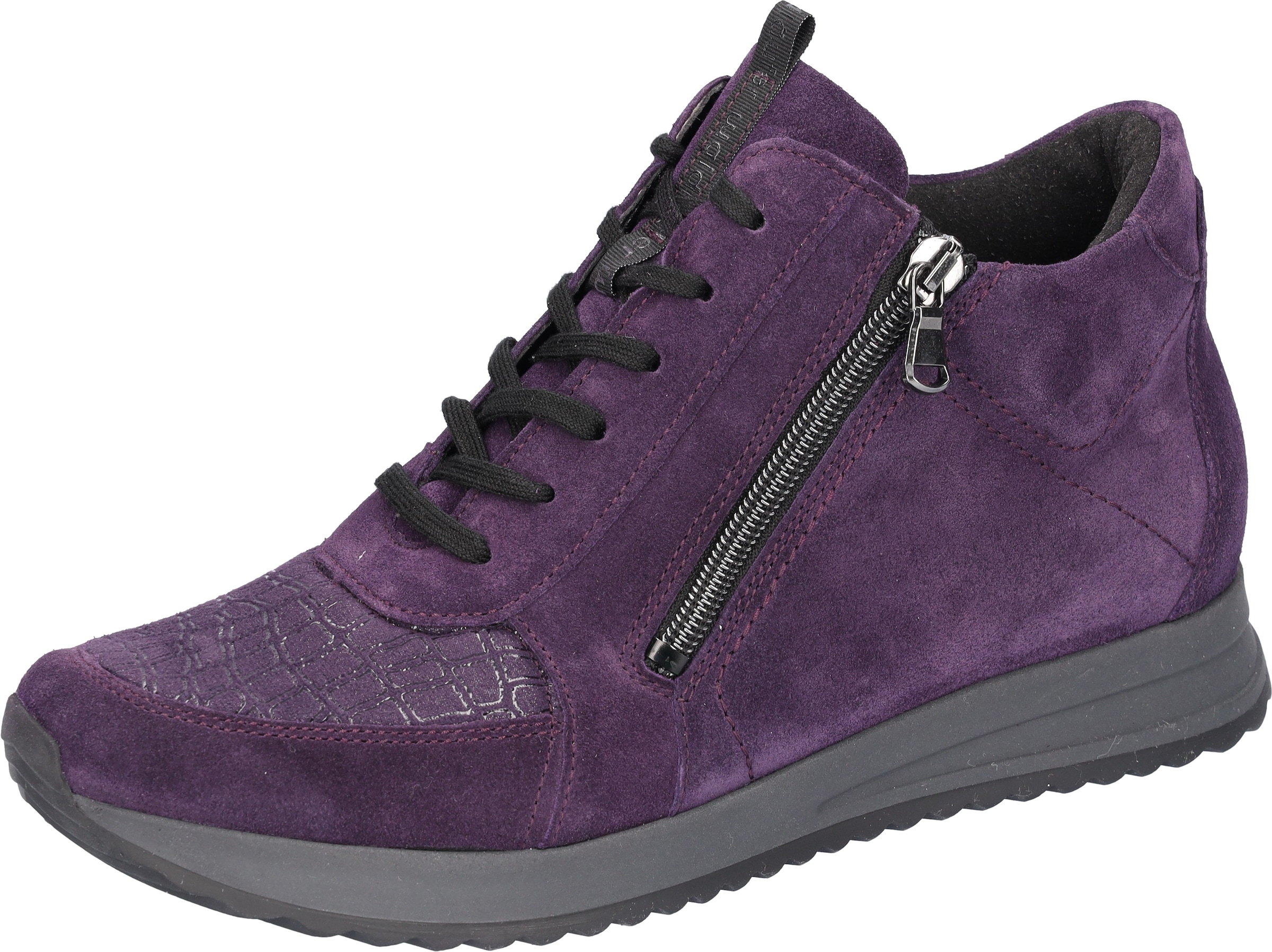 Waldläufer Schnürboots »H-VICKY-Soft«, Komfortschuh, Keilabsatz, Orthotritt, in Bequemweite G (=weit)