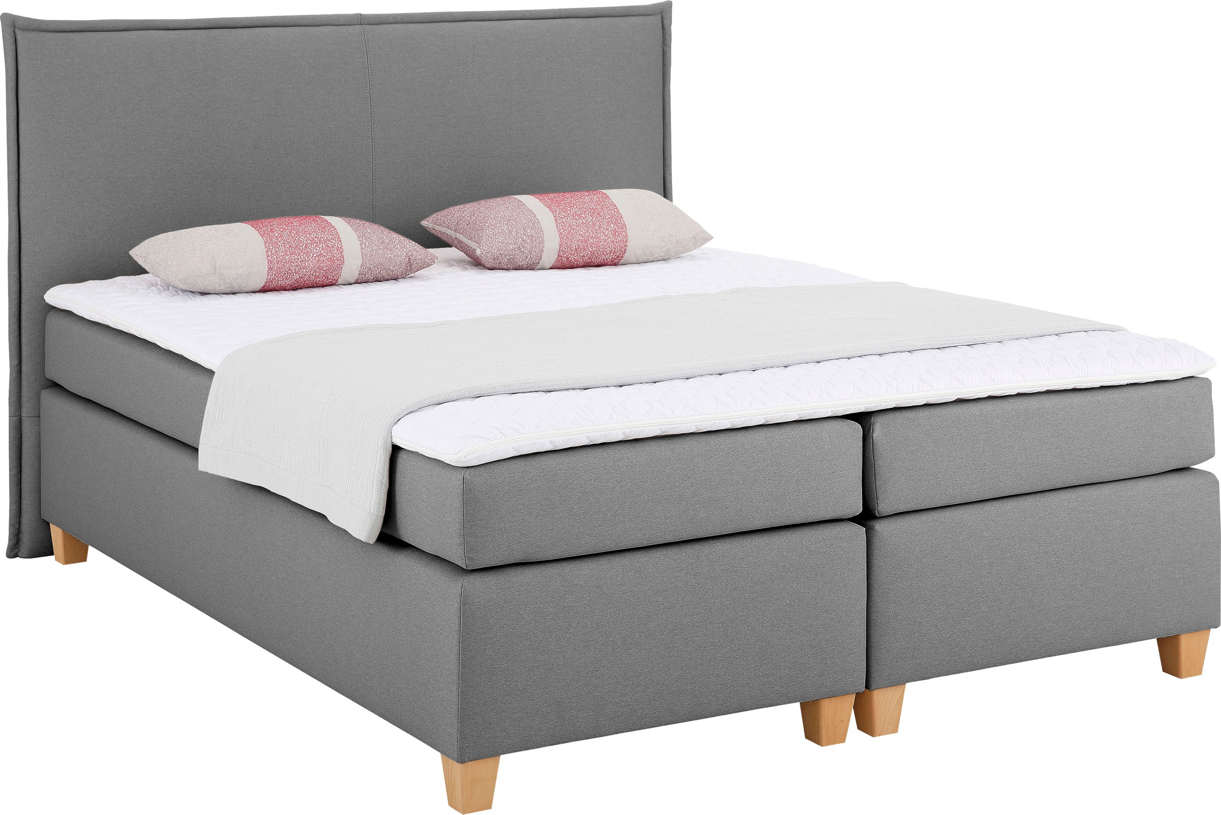 Home affaire Boxspringbett "Houssay", inkl. Topper, 5 Breiten, 2 Härtegrade günstig online kaufen