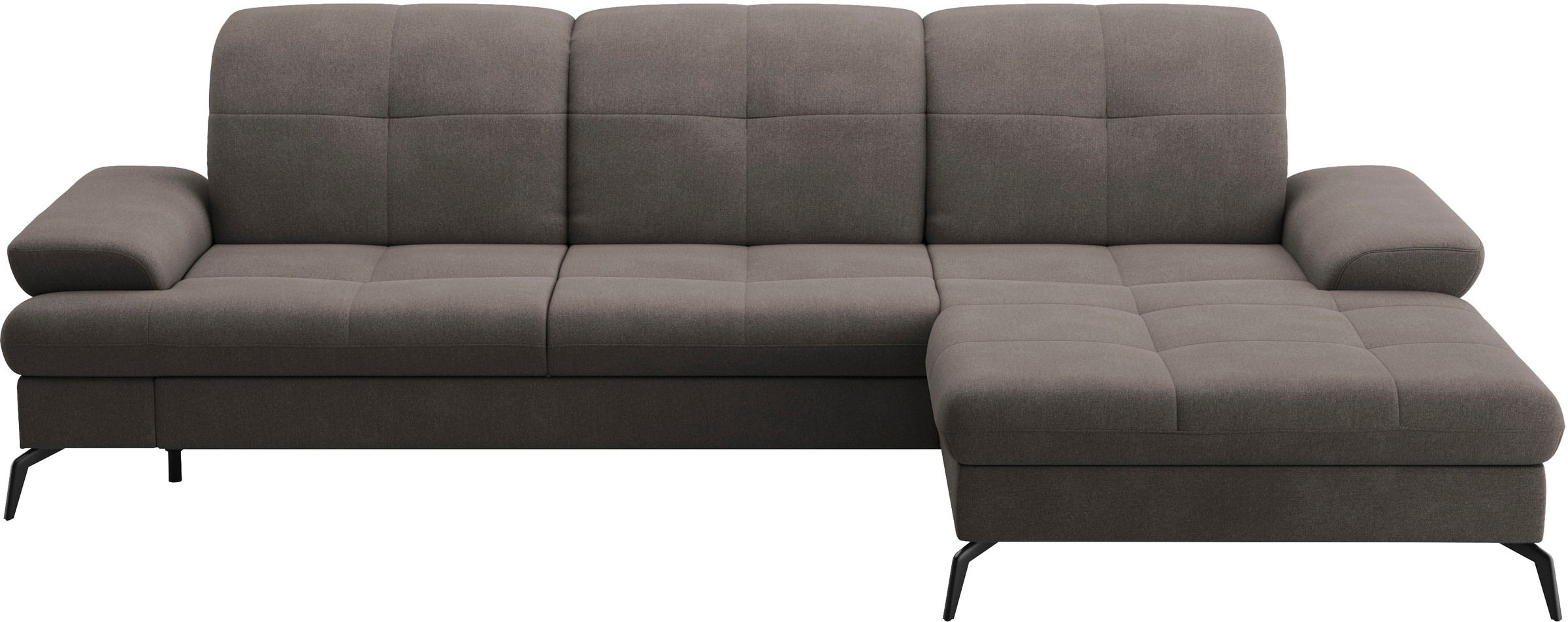 sit&more Ecksofa »Amica, L-Form, inkl. Sitztiefenverstellung & Armteilverstellung«, wahlweise mit Bettfunktion, Bettkasten und Kopfteilverstellung