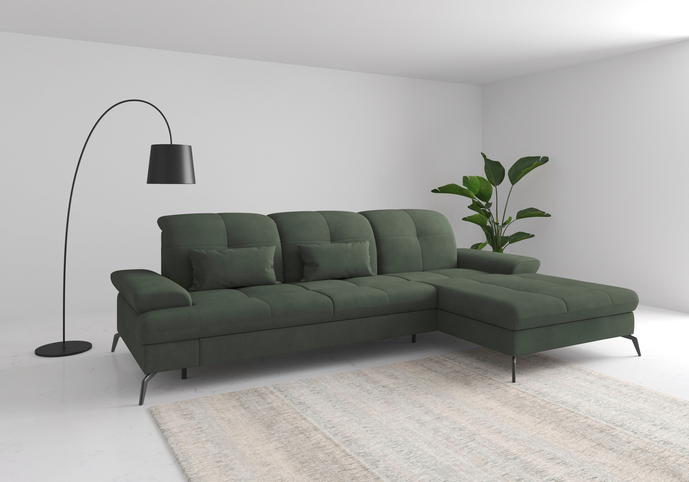 sit&more Ecksofa »Amica, L-Form, inkl. Sitztiefenverstellung & Armteilverst günstig online kaufen