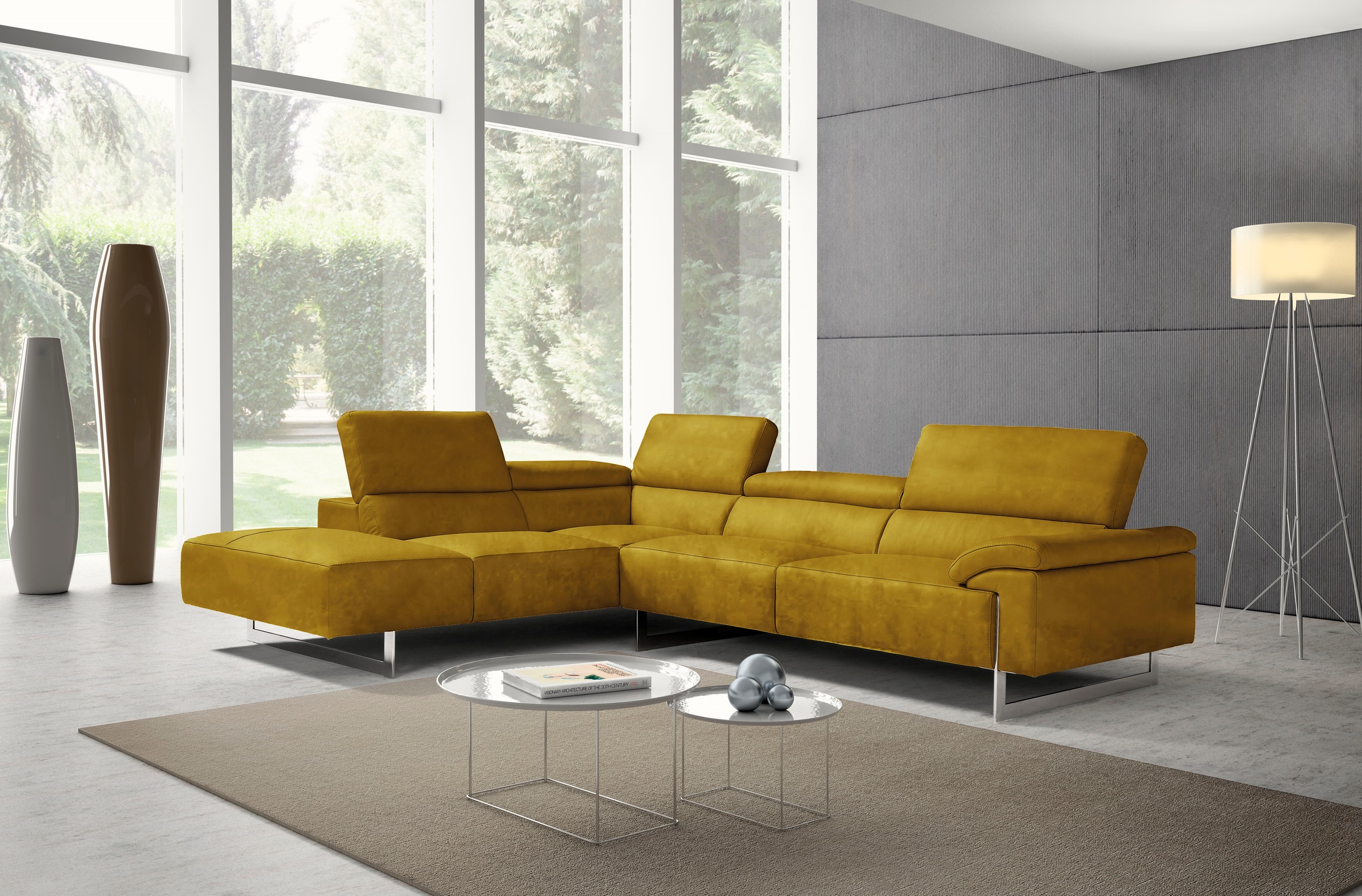 Egoitaliano Ecksofa »Malika, elegant und bequem, Designsofa, L-Form«, mit O günstig online kaufen