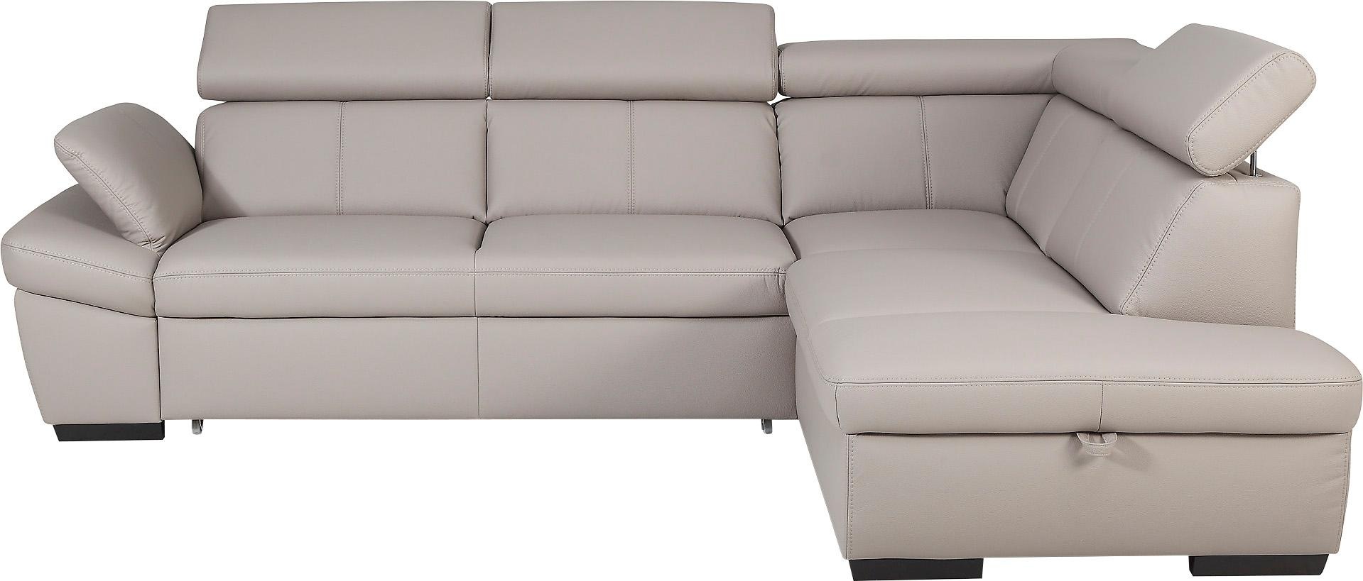 exxpo - sofa fashion Ecksofa »Salerno, Funktionssofa, hoher Sitzkomfort, Br günstig online kaufen