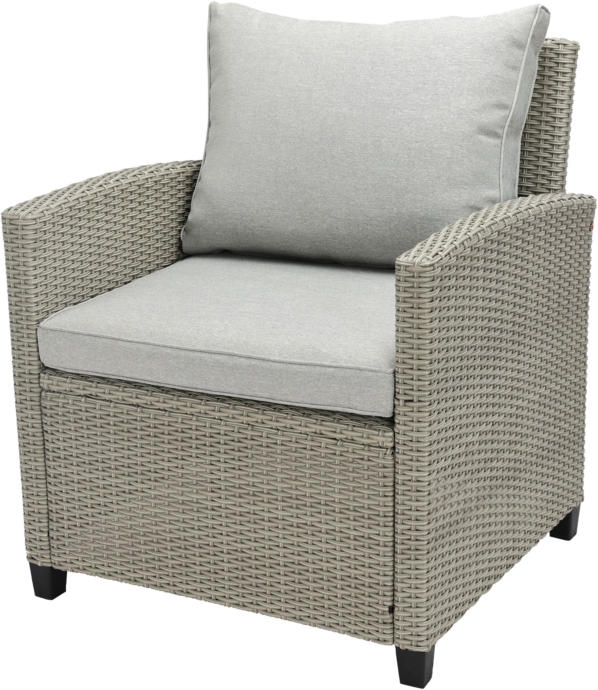 KONIFERA Gartenlounge-Set »Keros Premium XL« Set, 2x 2er Sofa, 1x Ecke, 1x Sessel, 2x Hocker, 1x Tisch, 20 tlg. tlg. bestehend aus 3 Sofas, 1 Sessel, 2 Hocker, 14 Sitzauflagen, 1 Tisch