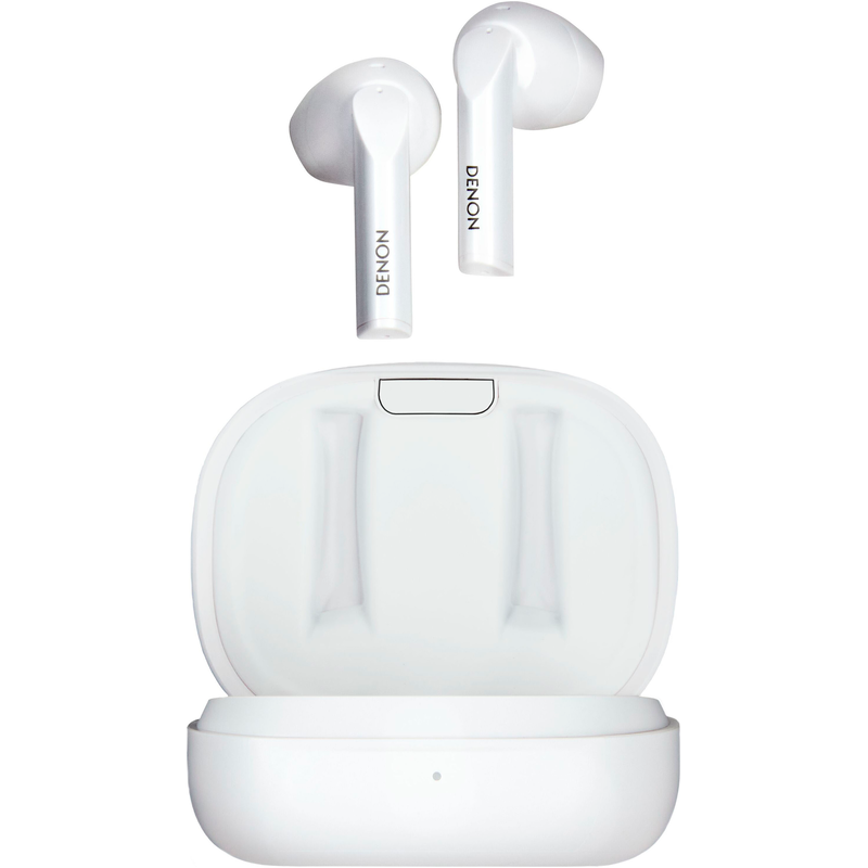 DENON In-Ear-Kopfhörer »AH-C500W« Bluetooth Freisprechfunktion Multi-Point-Verbindung weiß KABELLOSES LADEN - Die kabellose Ladefunktion macht...