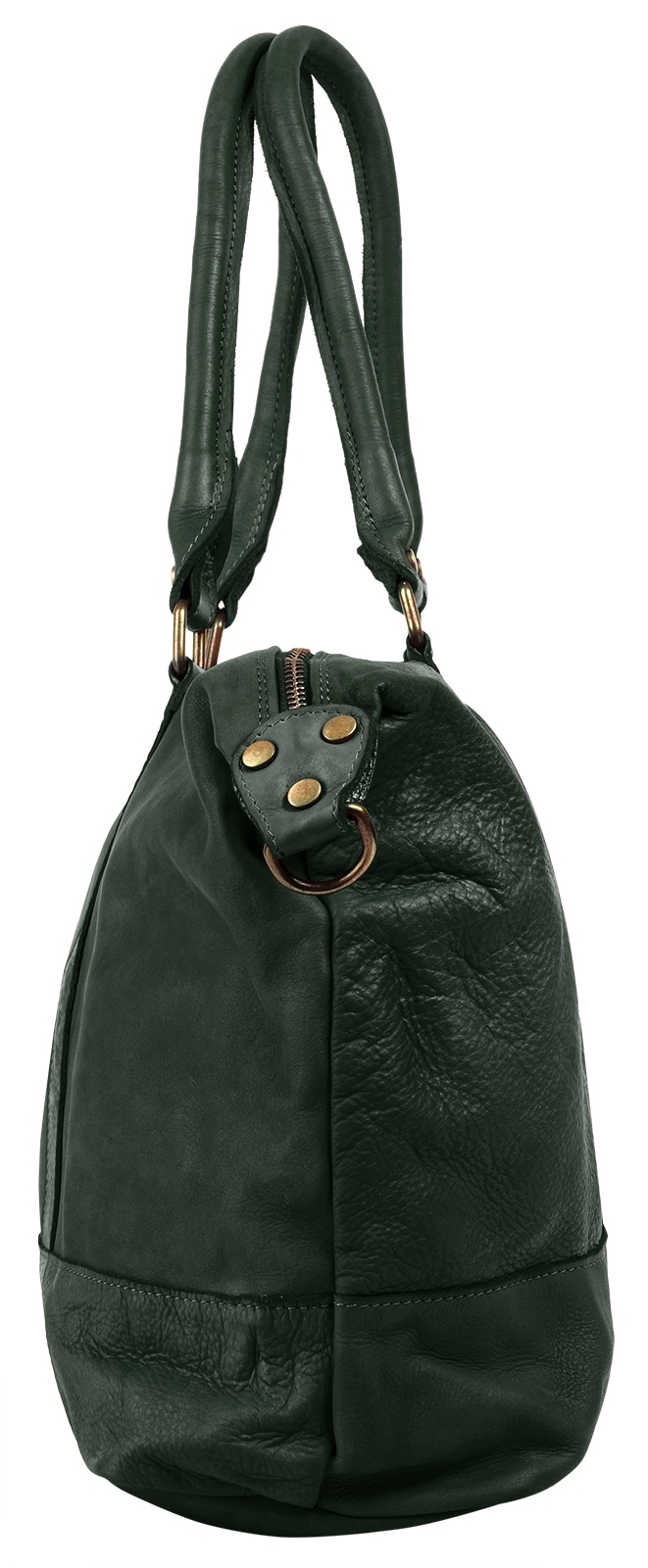 Samantha Look Reisetasche, echt Leder, Made in Italy