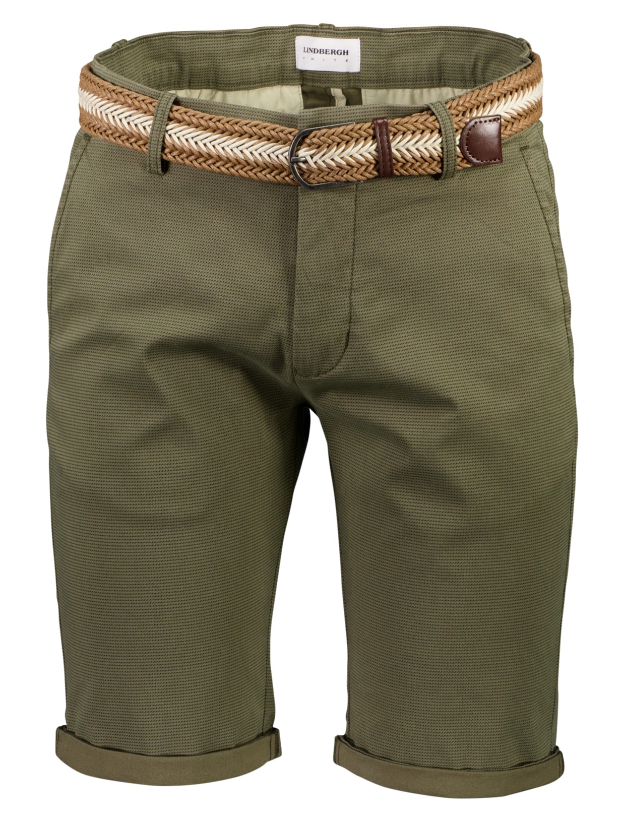 LINDBERGH Chinoshorts, (2 tlg.), Sommerhose mit Gürtel