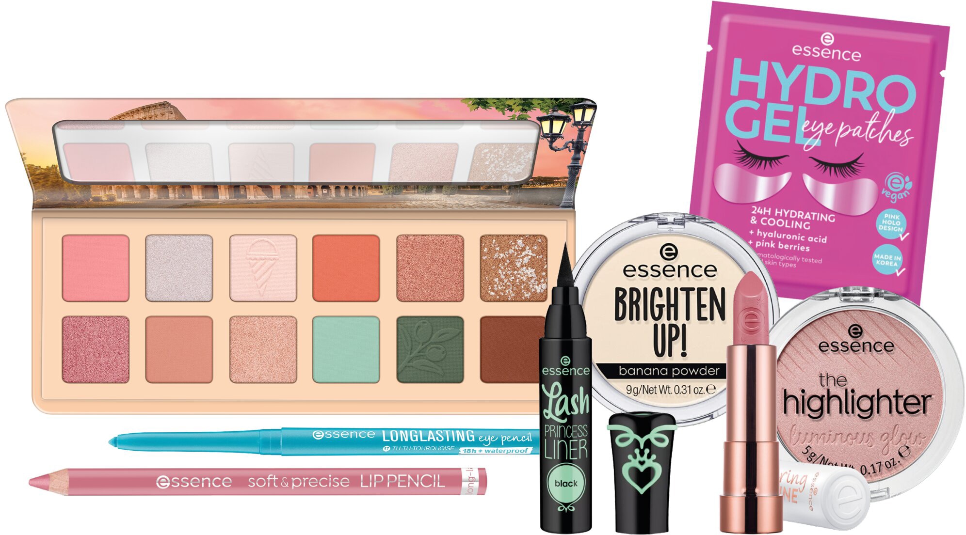 Essence Schmink-Set »Embrace Yourself Beauty Box«, (Set, 8 tlg.), Schmink-Set mit 8 Beauty Essentials, acetonfrei, ohne Parabene