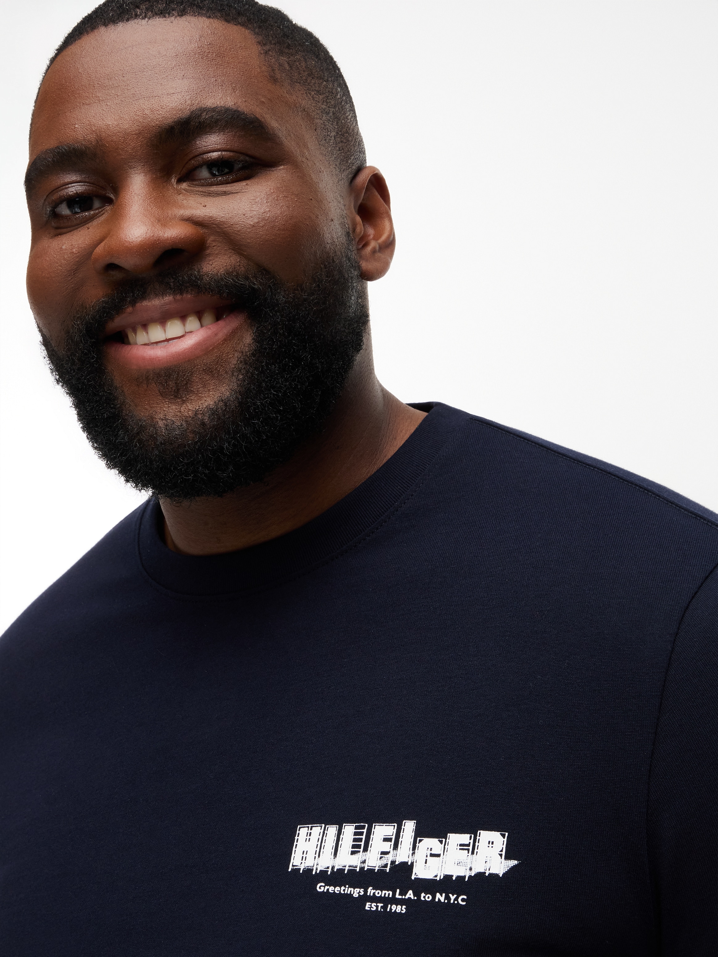 Tommy Hilfiger Big & Tall T-Shirt »BT-PHOTO PRINT HILFIGER« mit großem Rückenprint