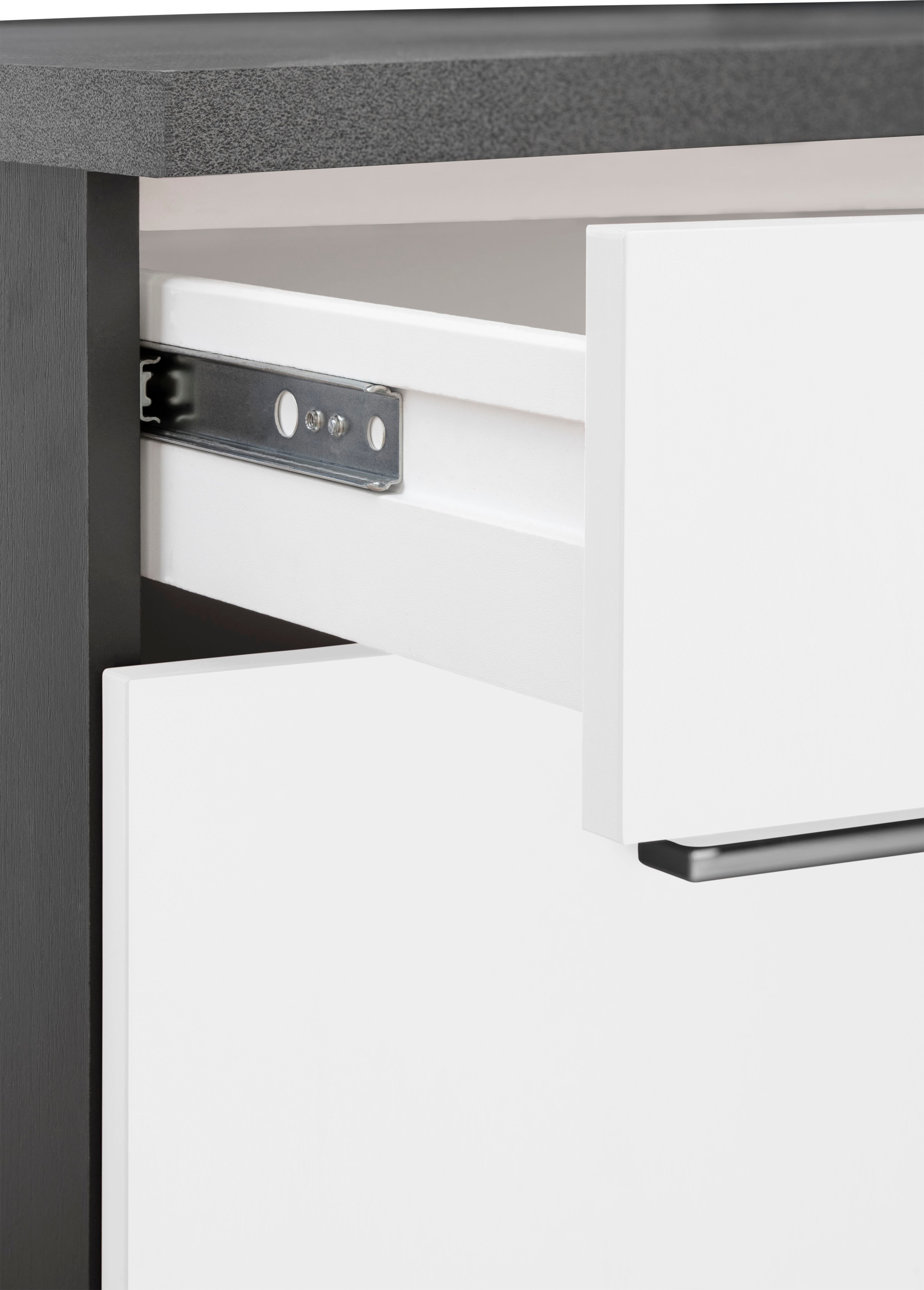 HELD MÖBEL Winkelküche »Paris«, ohne E-Geräte, Stellbreite 220/280 cm