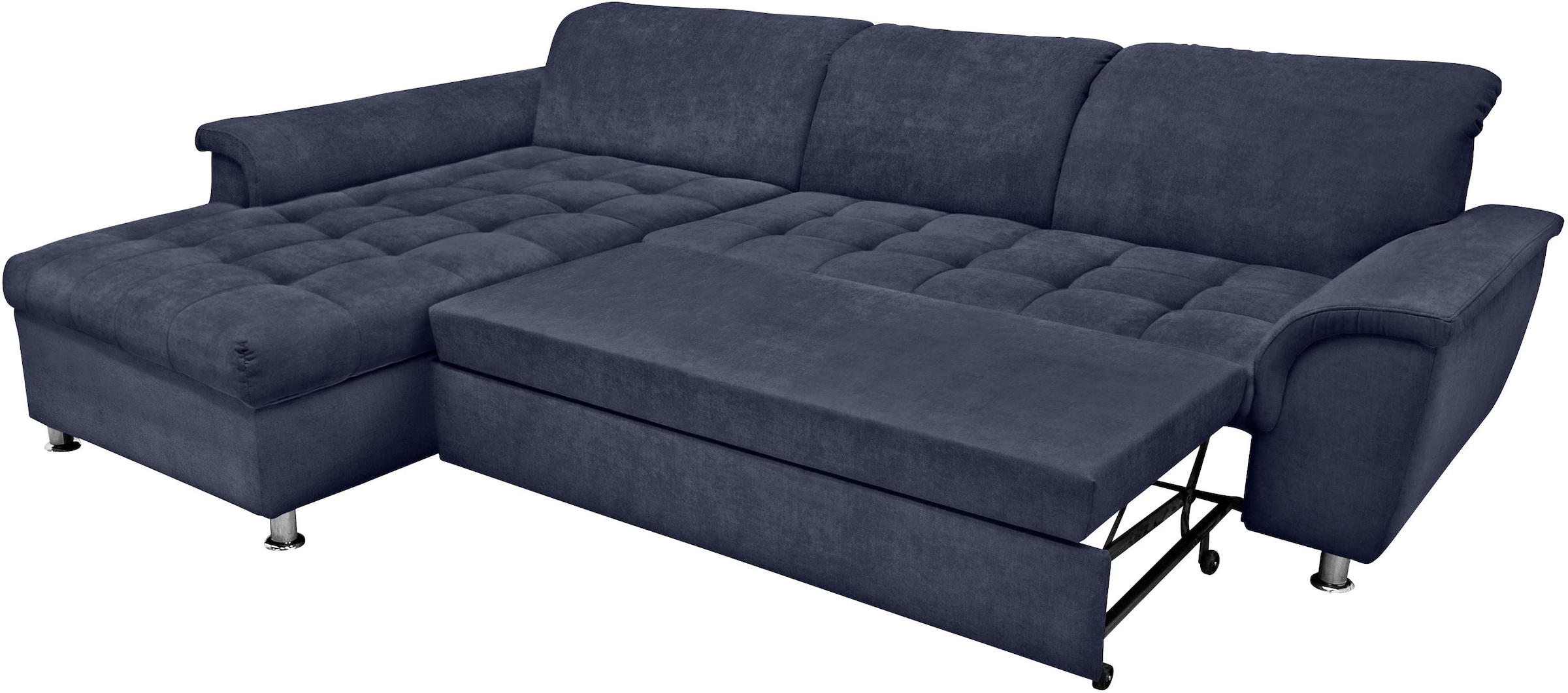 DOMO collection Ecksofa Franzi, wahlweise mit Bettfunktion, Bettkasten und Kopfteilverstellung