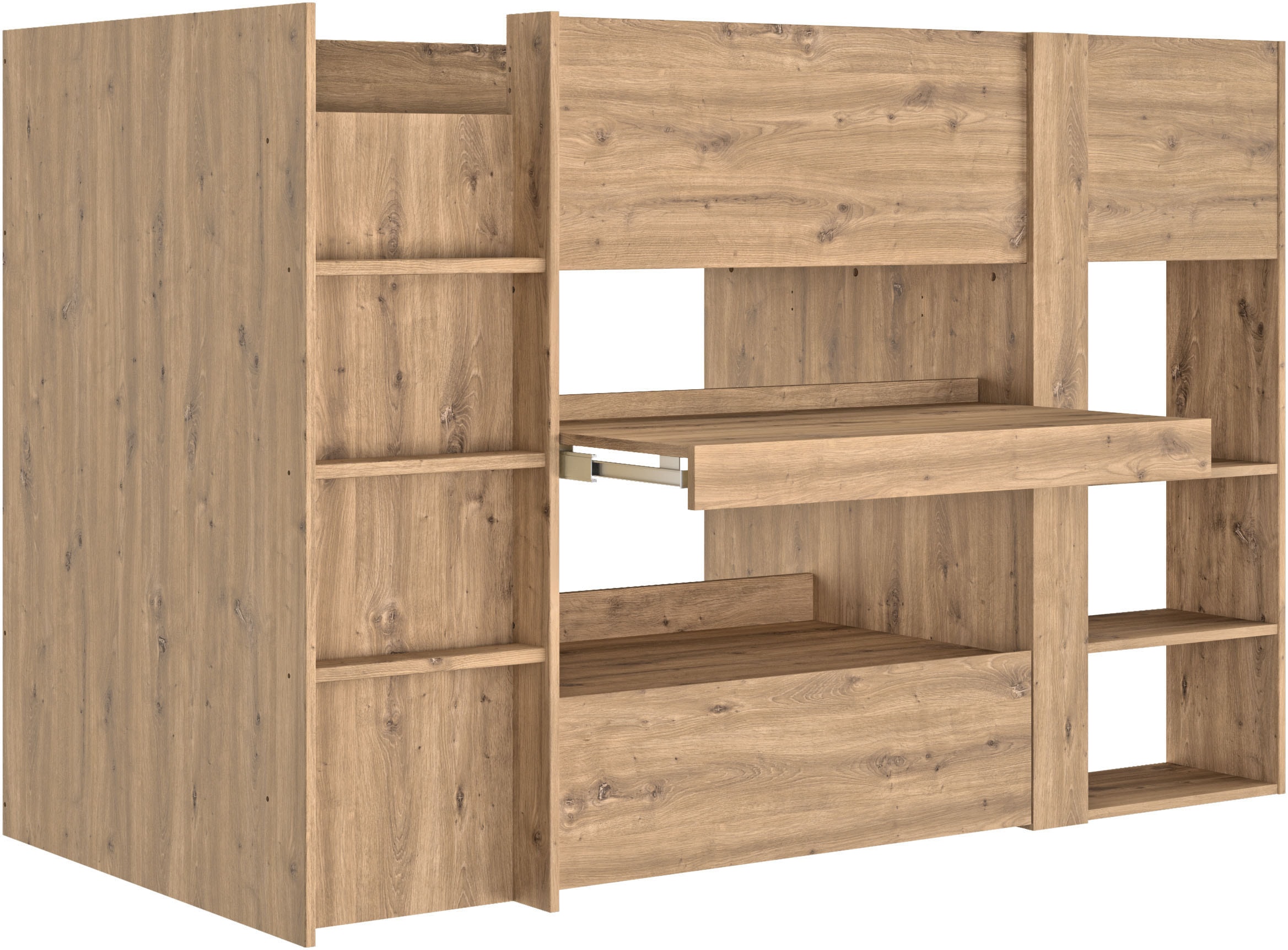 Gami Hochbett »GABIN« Hochbett All-in-One