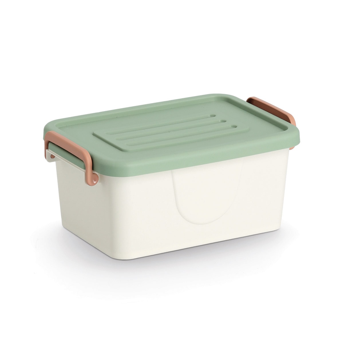 Zeller Present Aufbewahrungsbox »Aufbewahrungsboxen-Set, 3 tlg.« Kunststoff, weiß/mint/gelb/beige, ca. 30x21x13 cm
