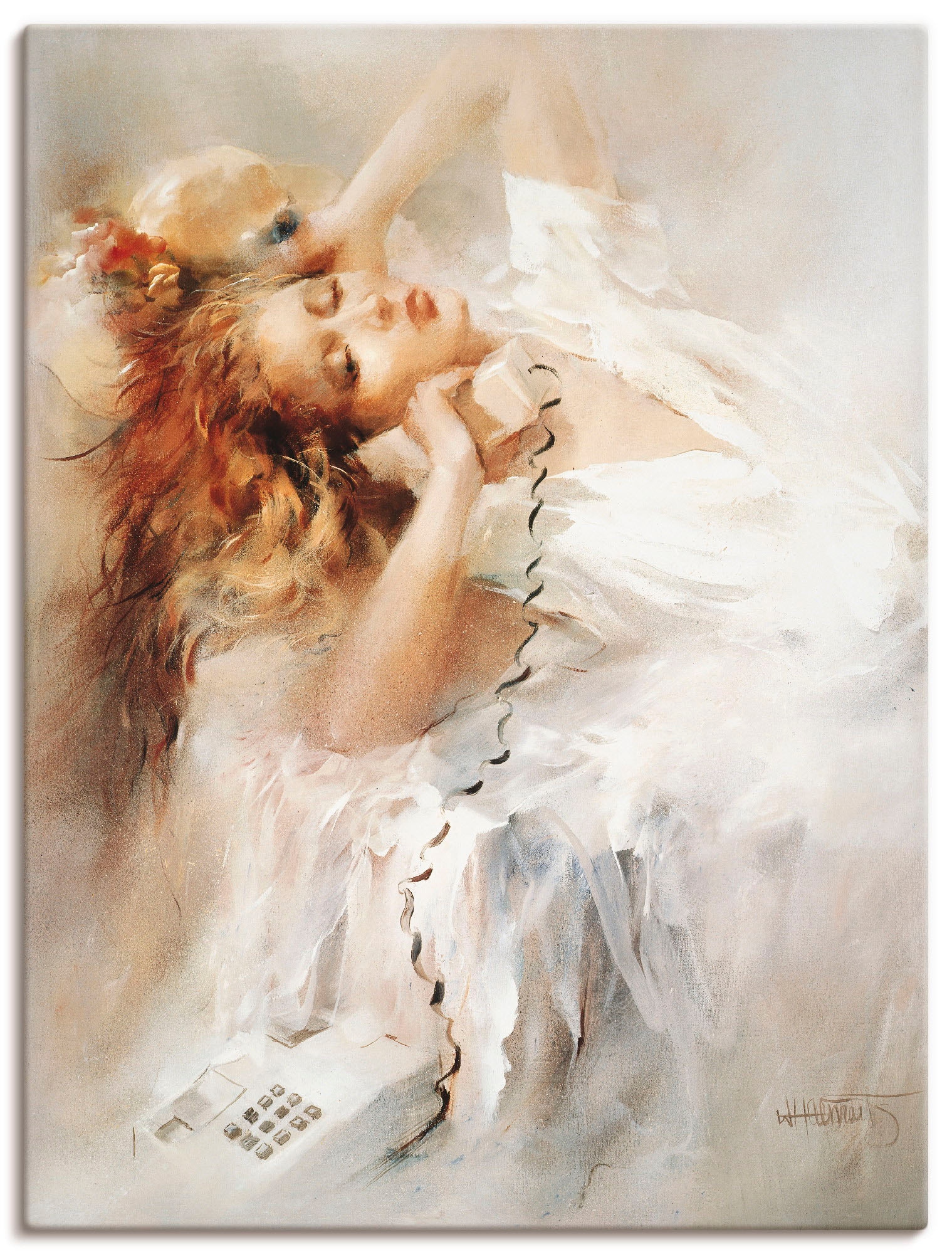 Artland Wandbild »Hoffnungsvoll«, Frau, (1 St.), als Leinwandbild, Poster in verschied. Größen