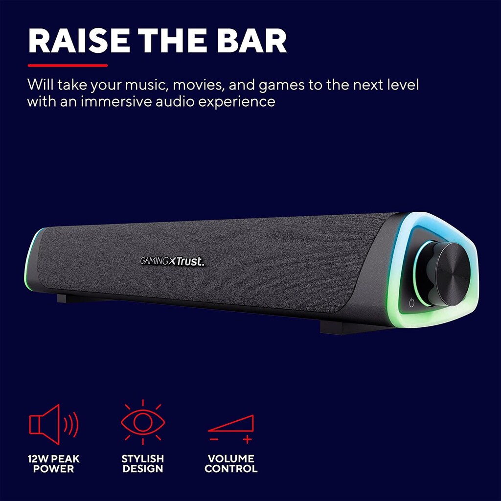 Trust Soundbar »GXT620 AXON RGB LED SOUNDBAR«